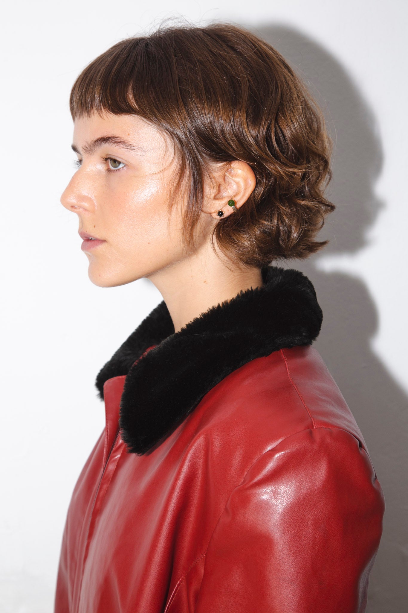 Vinyl Red Coat