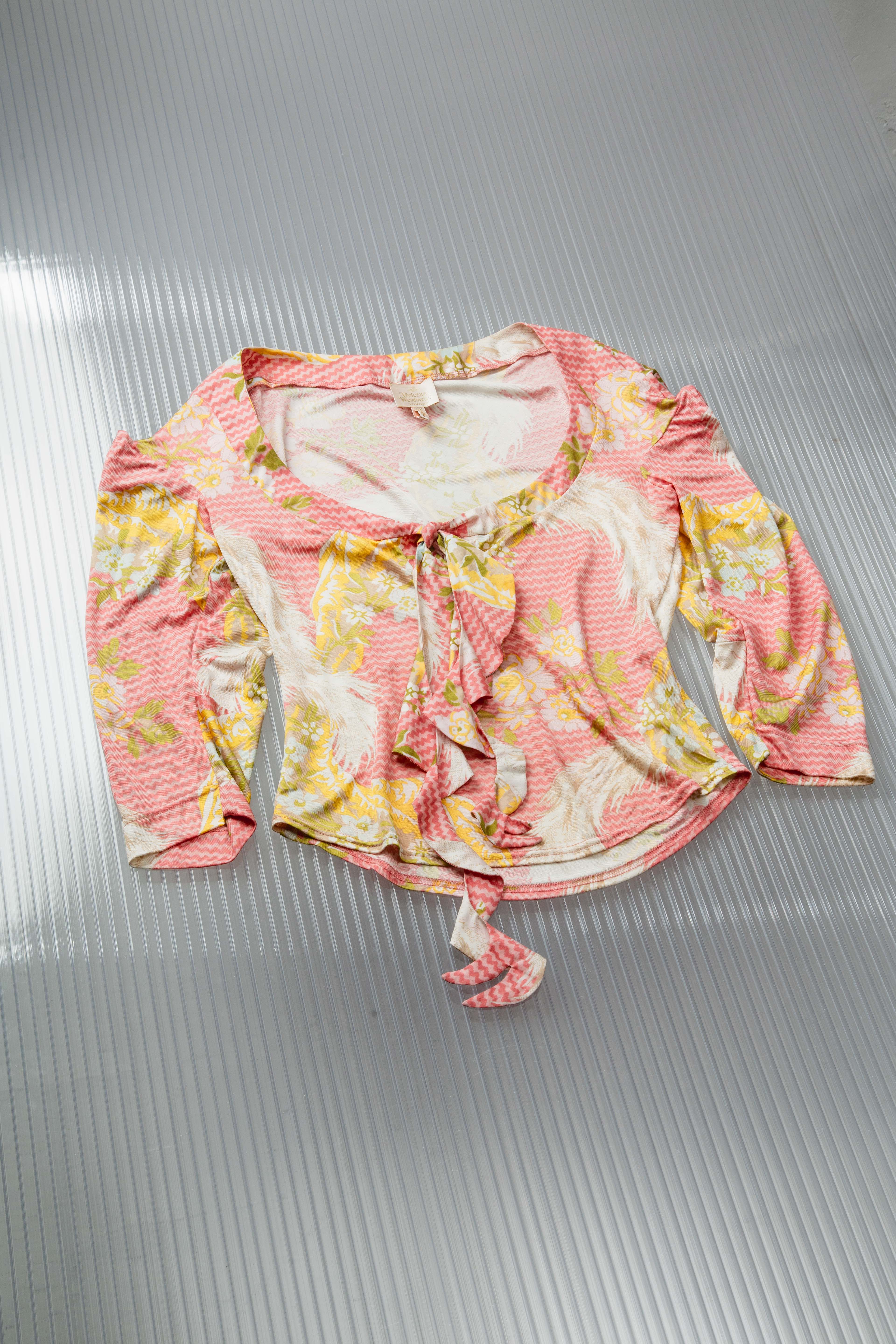 SS2001 GOLD LABEL FLORAL TOP
