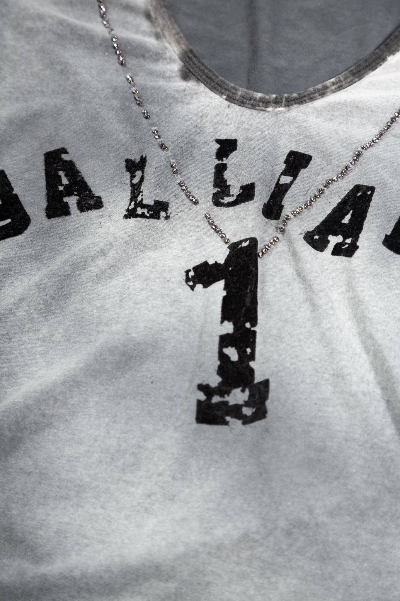 '1' GALLIANO NECKLACE TOP