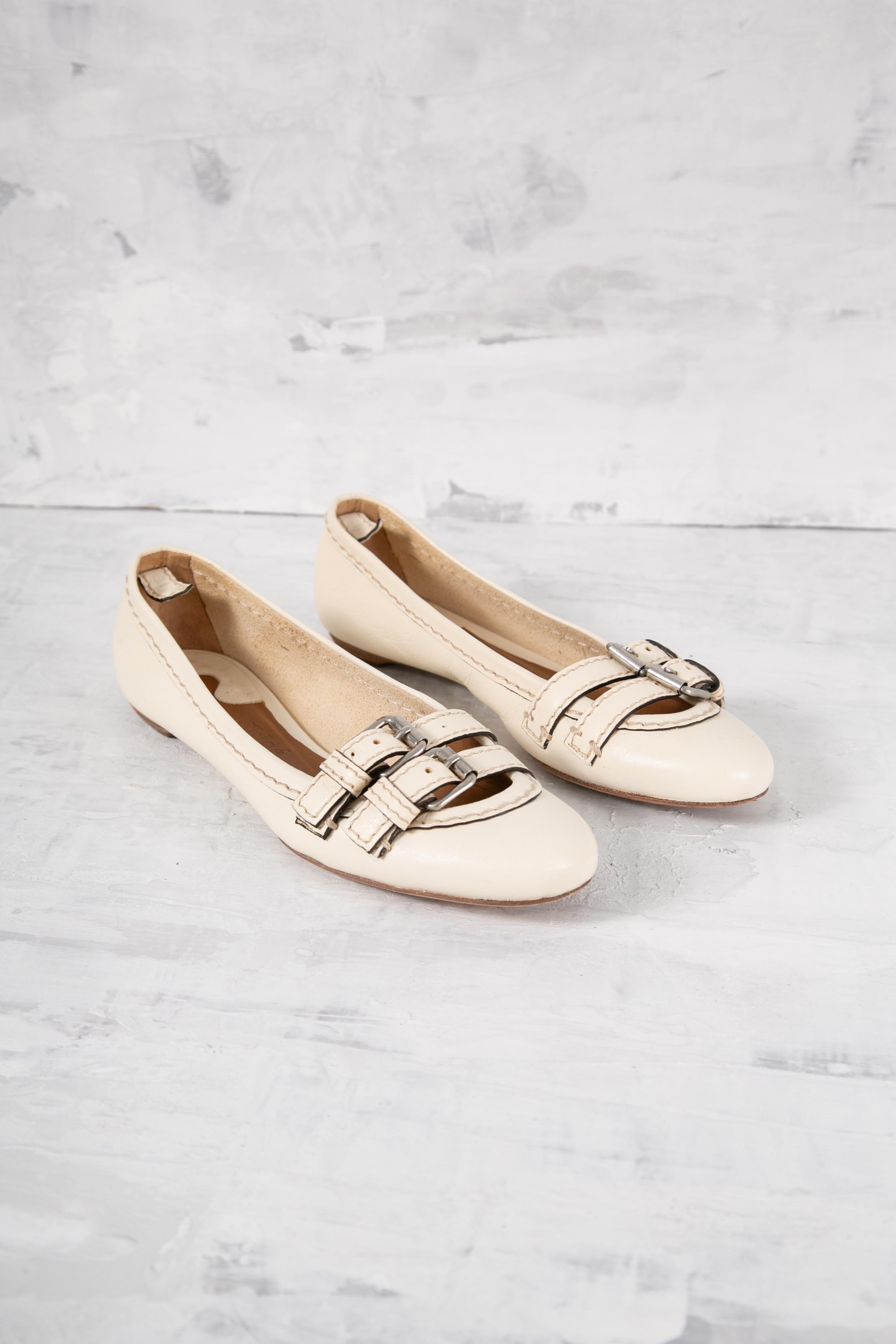 BALLET LEATHER FLATS