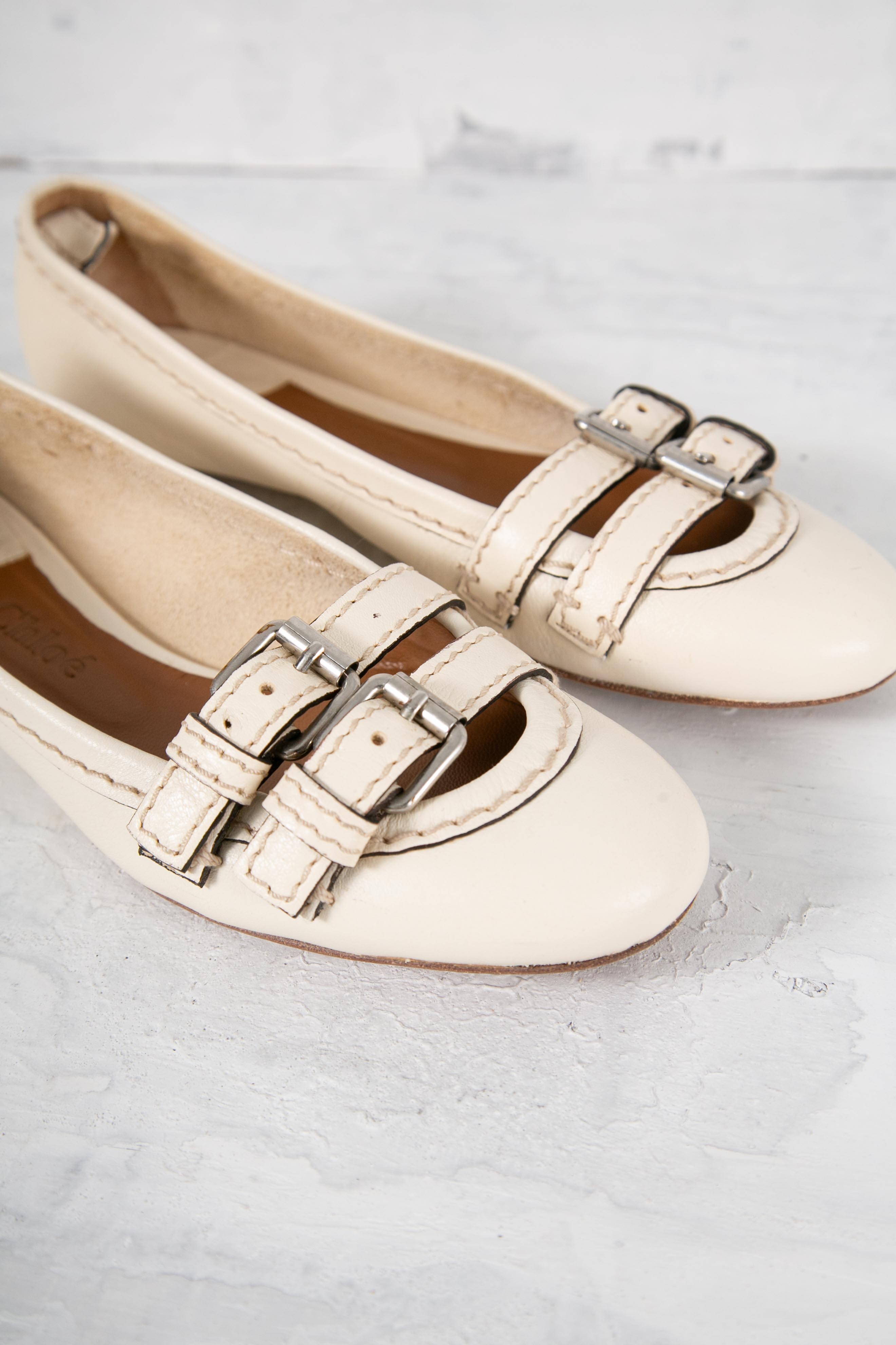 BALLET LEATHER FLATS