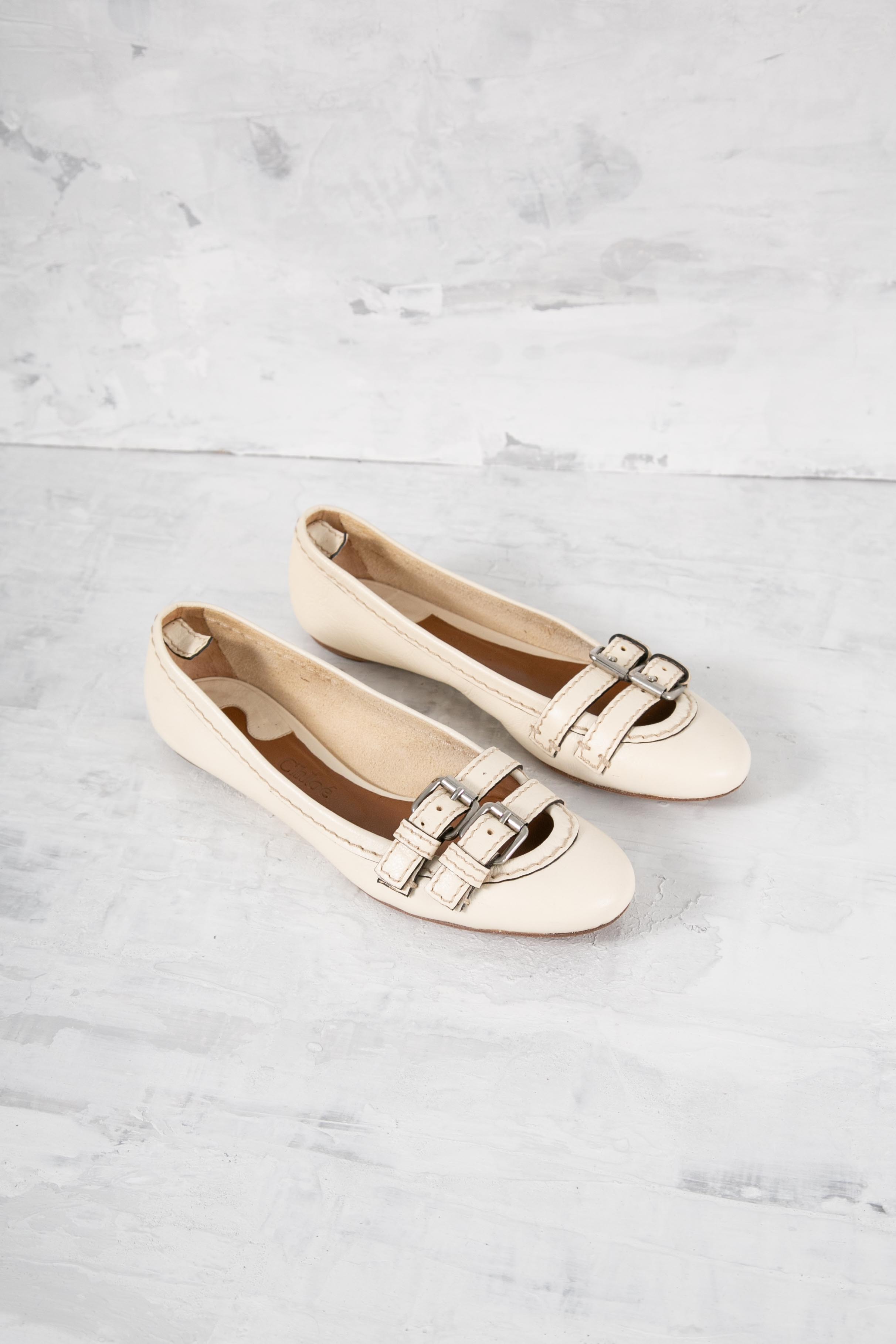 BALLET LEATHER FLATS