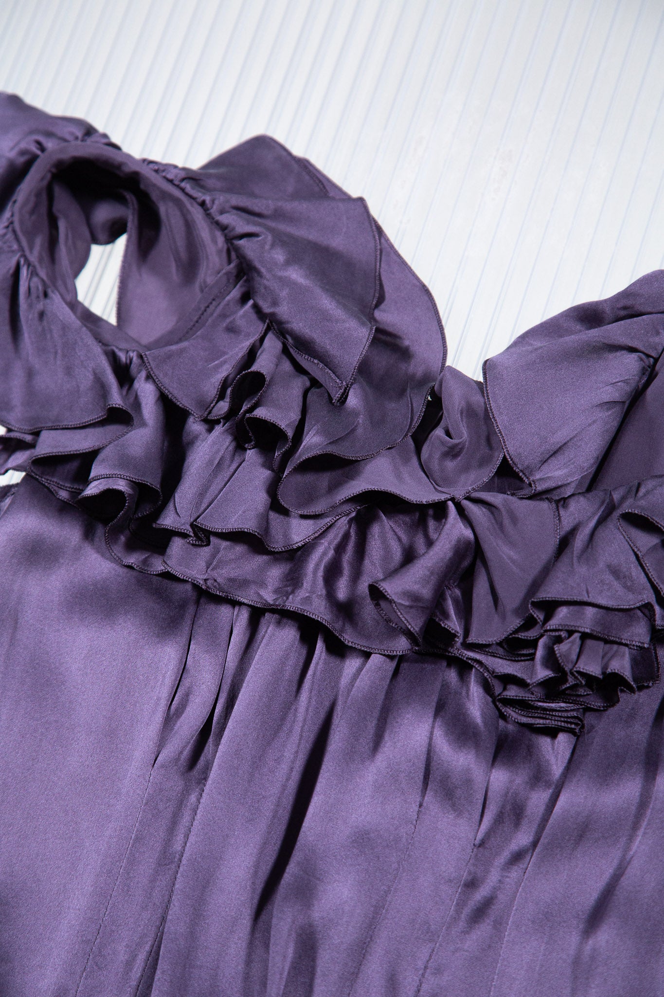 PRADA SILK RUFFLES DOLL DRESS
