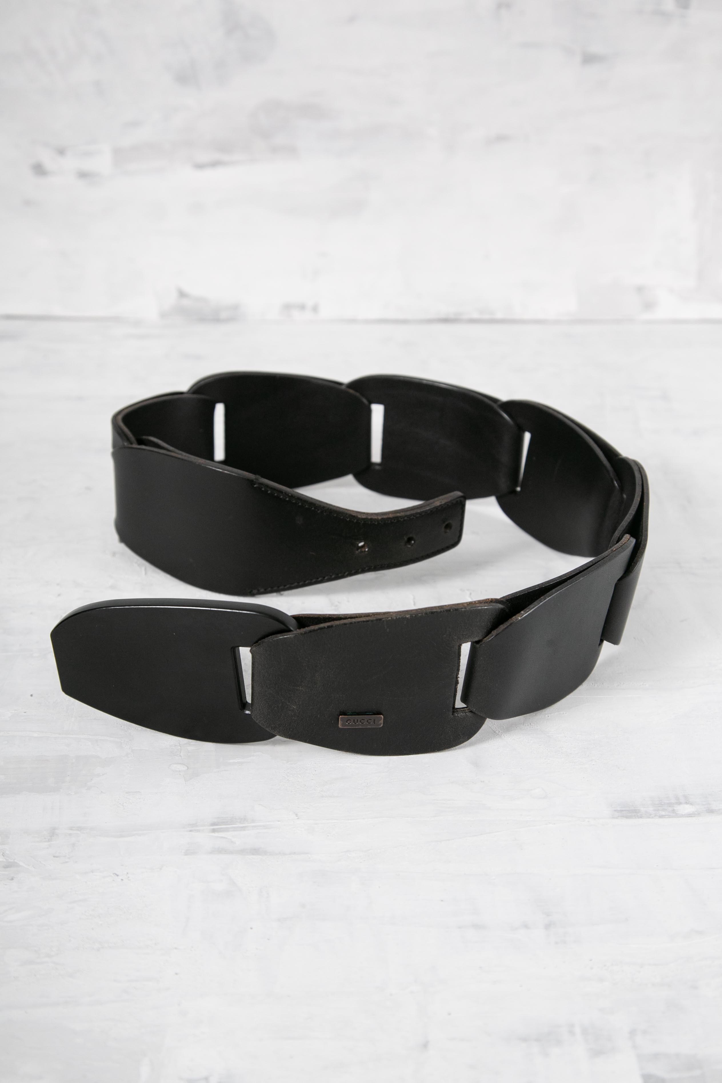 SS1997 CHAIN LINK LEATHER BELT