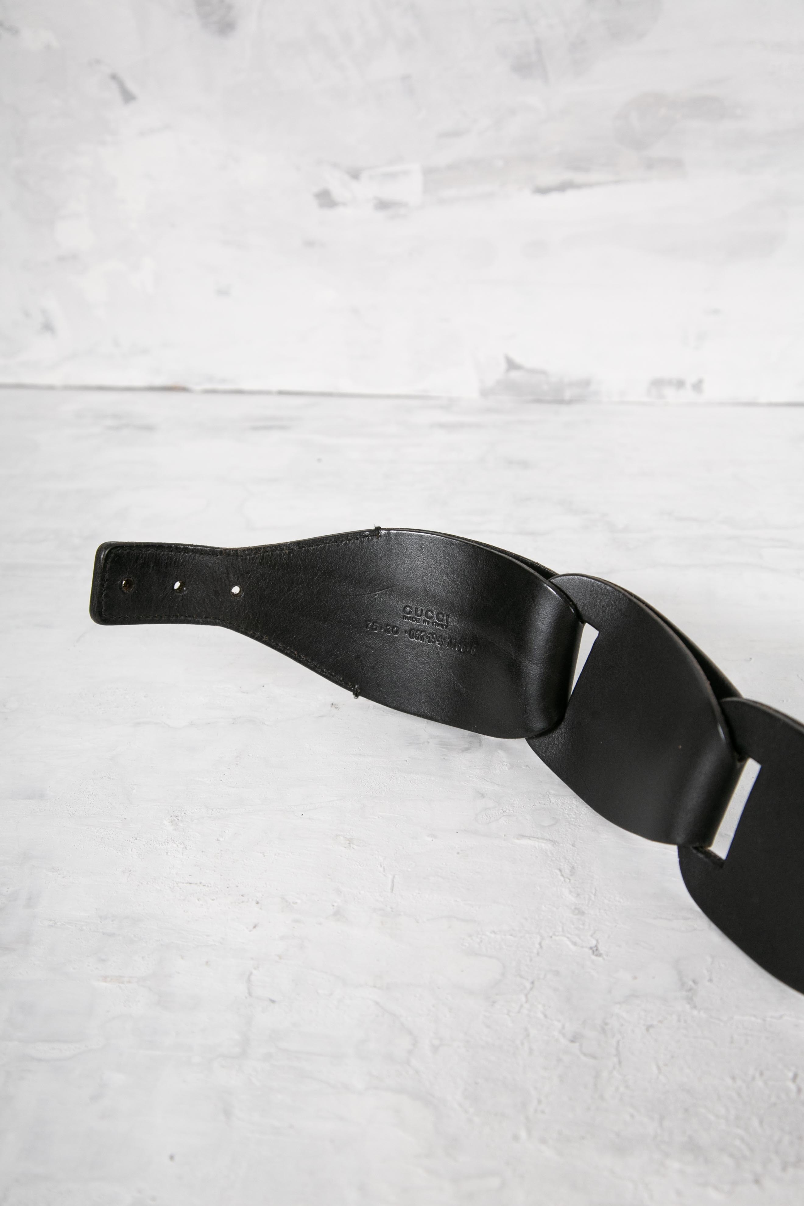 SS1997 CHAIN LINK LEATHER BELT
