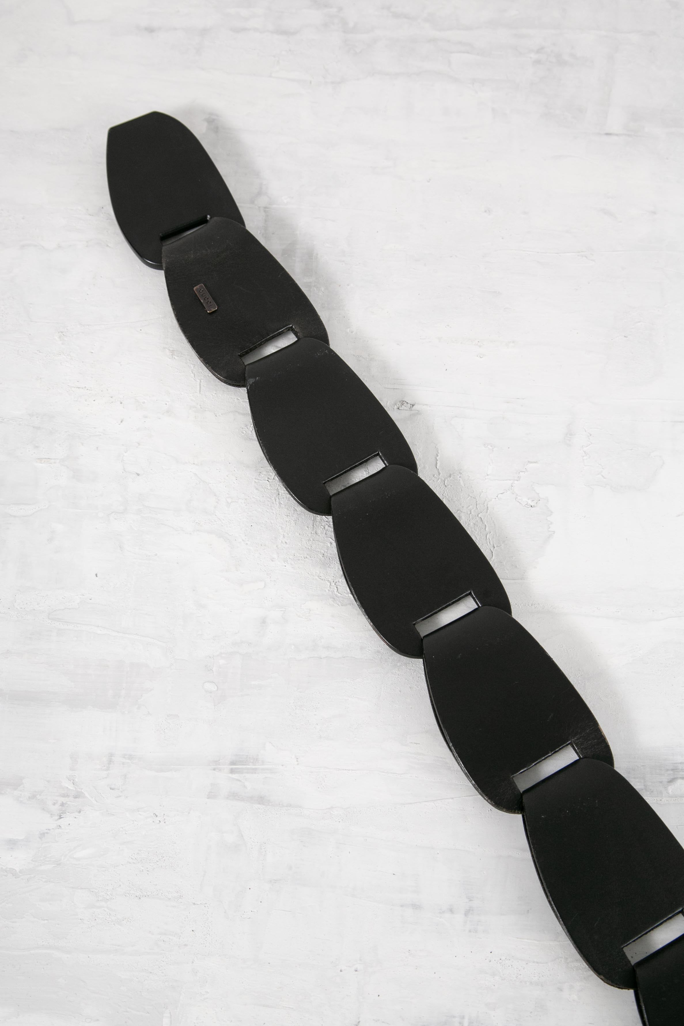 SS1997 CHAIN LINK LEATHER BELT