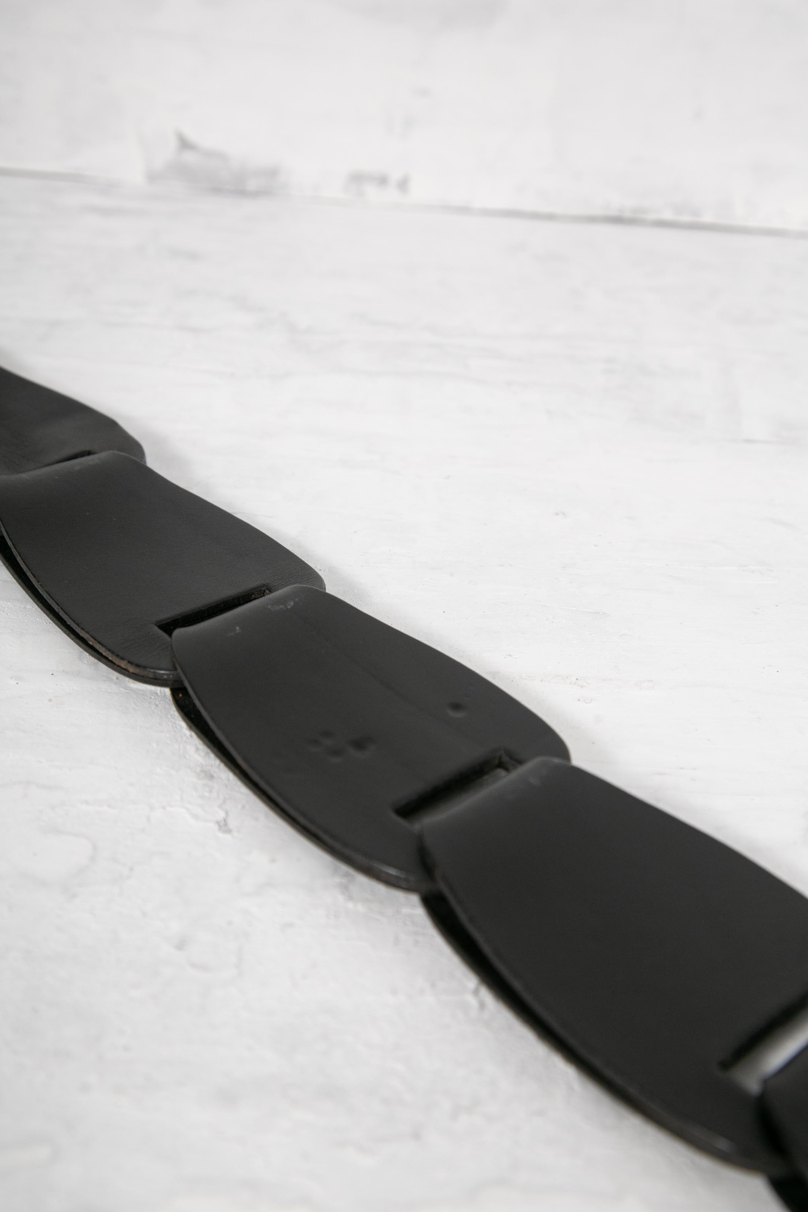SS1997 CHAIN LINK LEATHER BELT