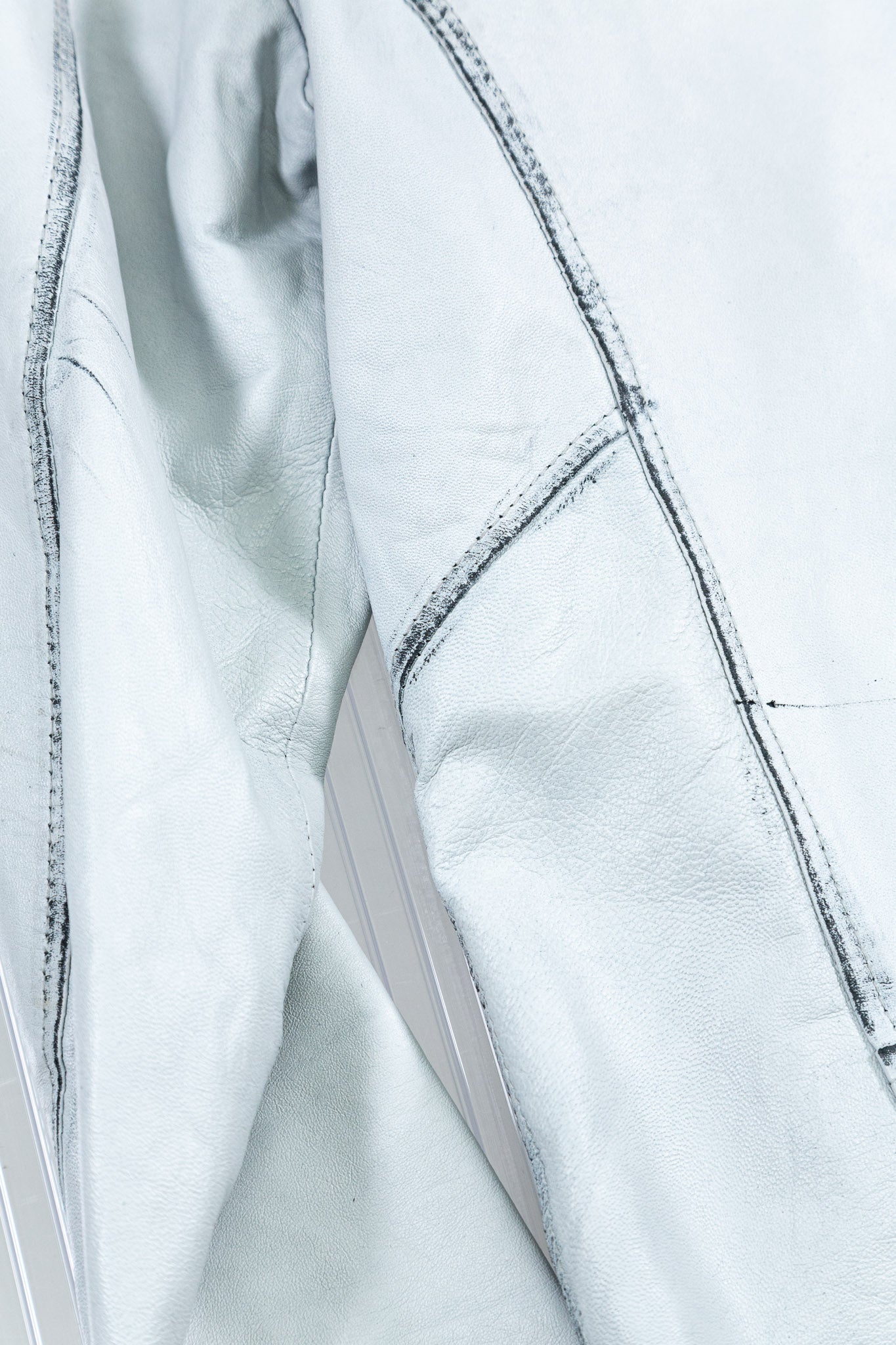 GORGIO BRATO LEATHER SLOUCHY ZIPPED JACKET