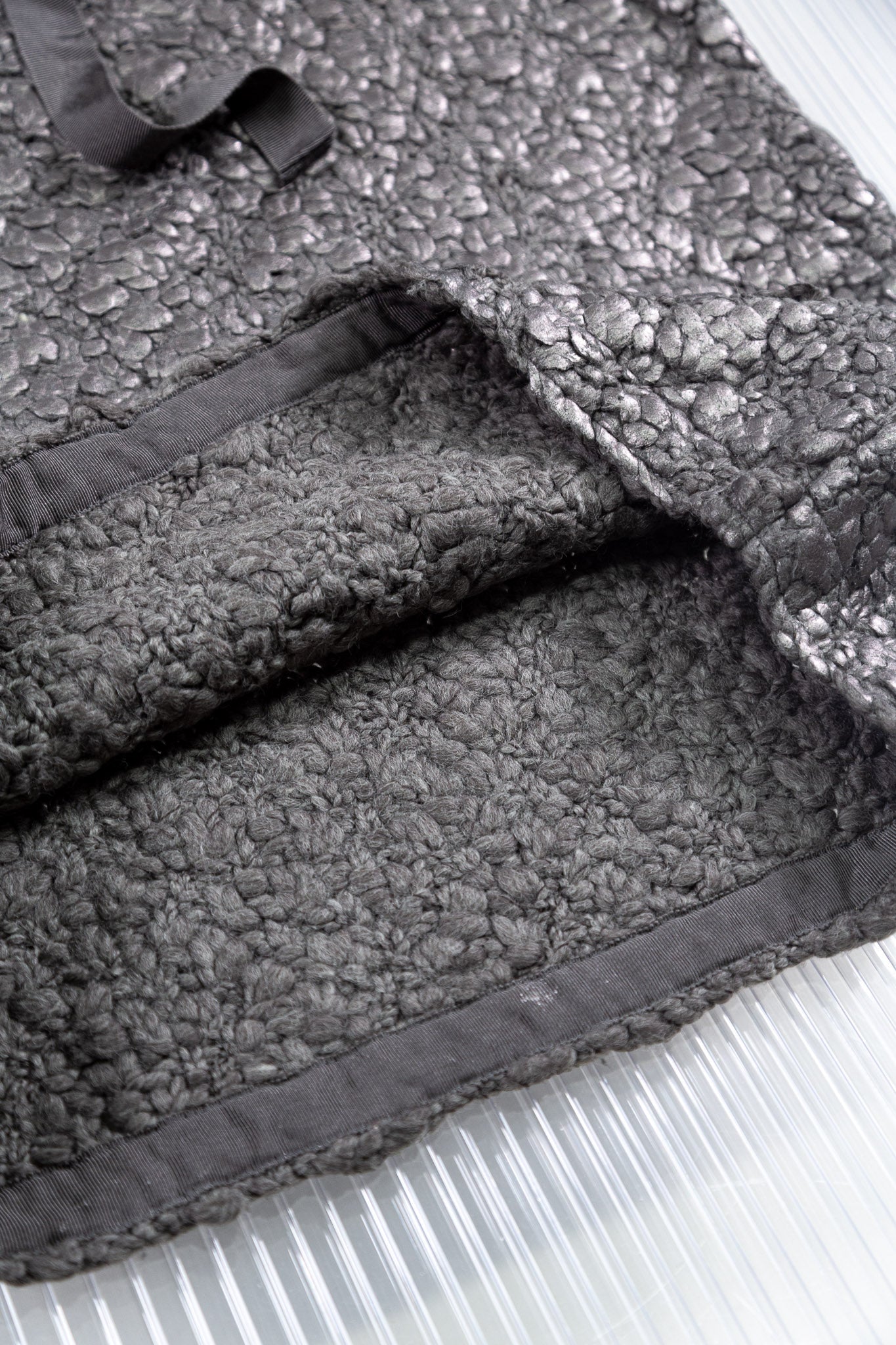 MONCLER WOOL SILVER JUMPER