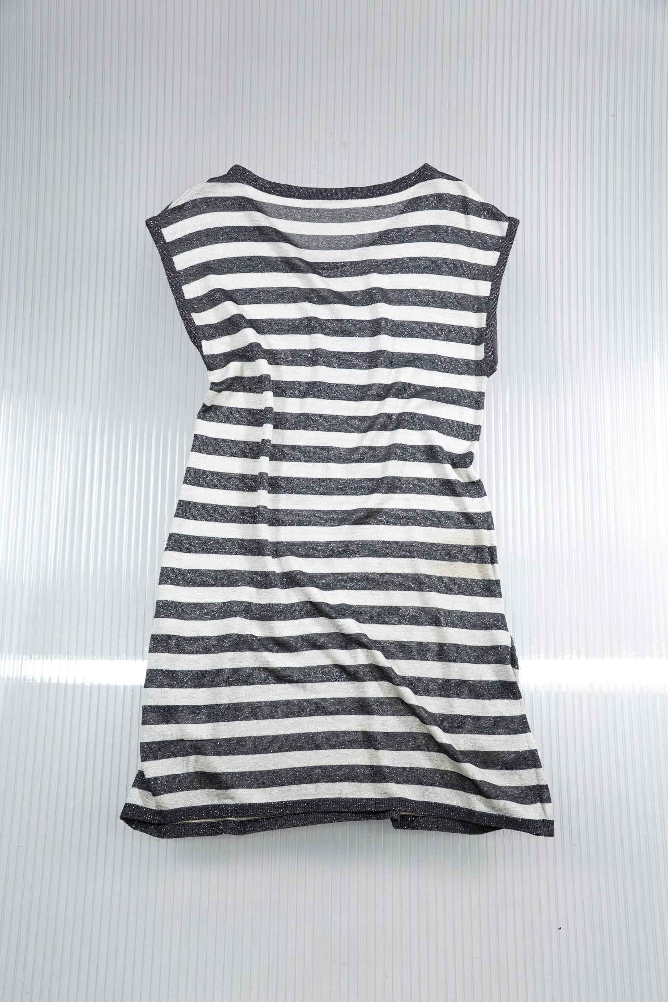 ICEBERG SEQUINS STRIPED DRESS