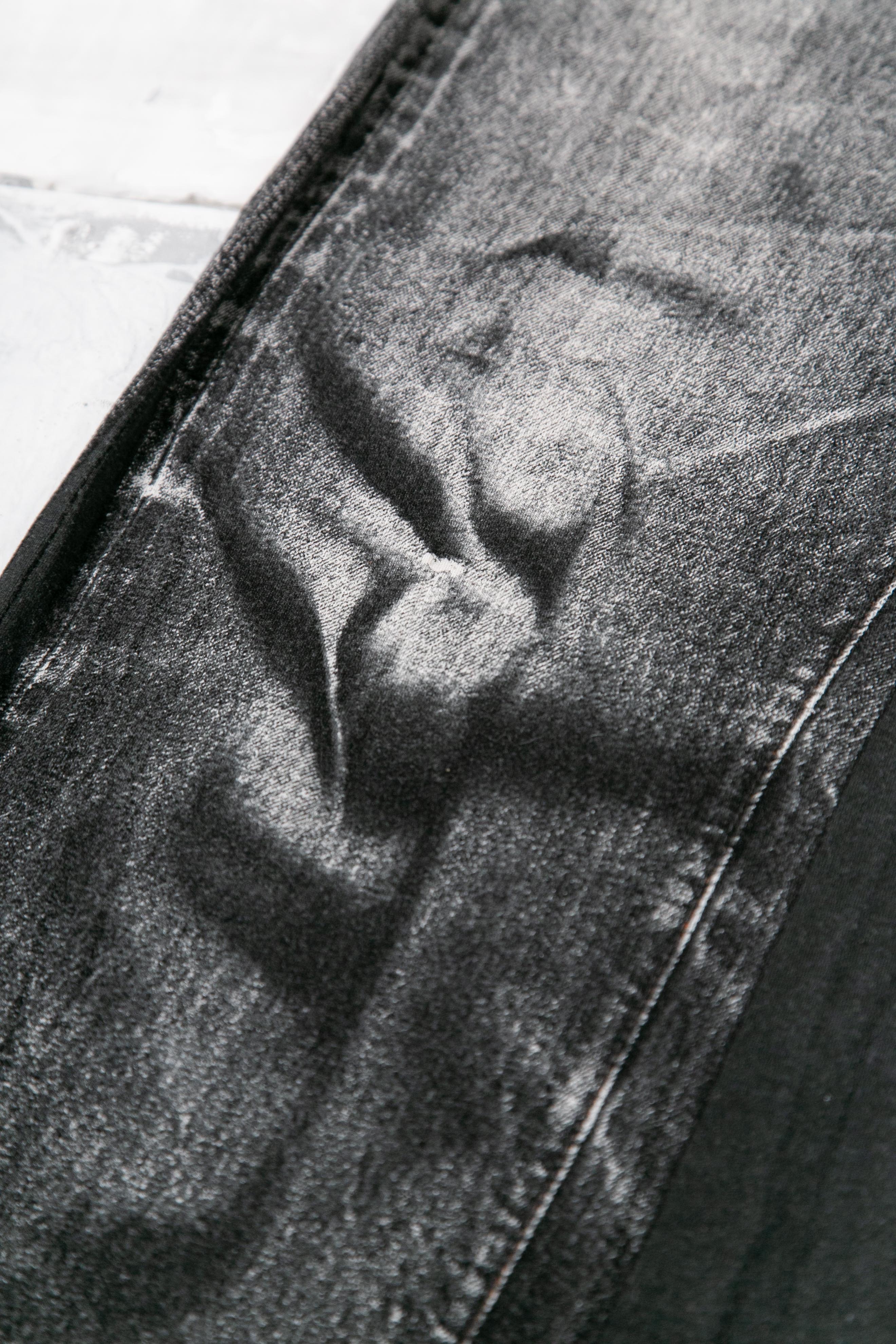 1990 TROMPE L'OEIL MAXI SKIRT