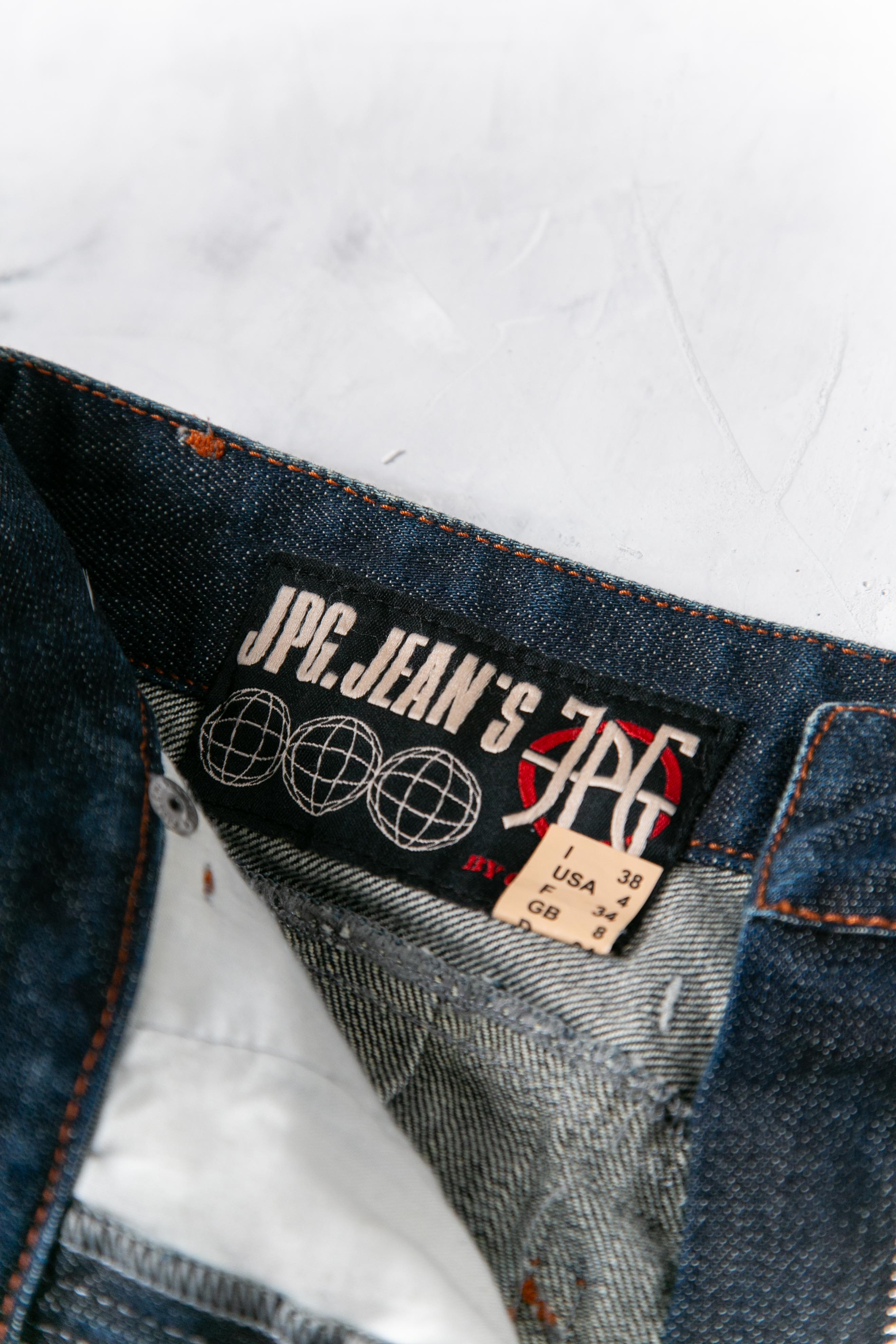 Asymmetric Denim Skirt