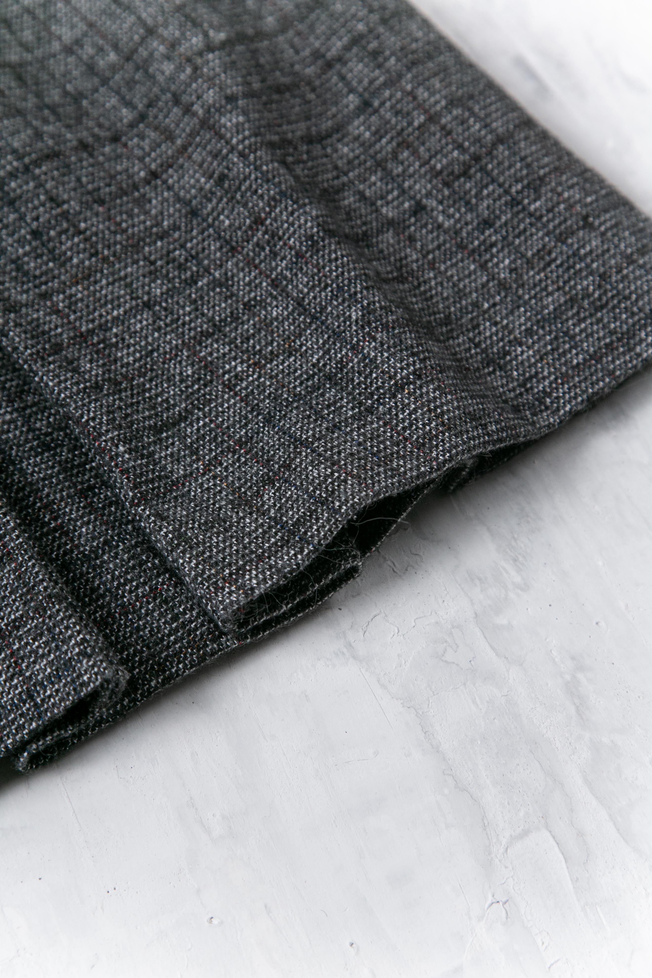 Grey Plaid Bow Skirt