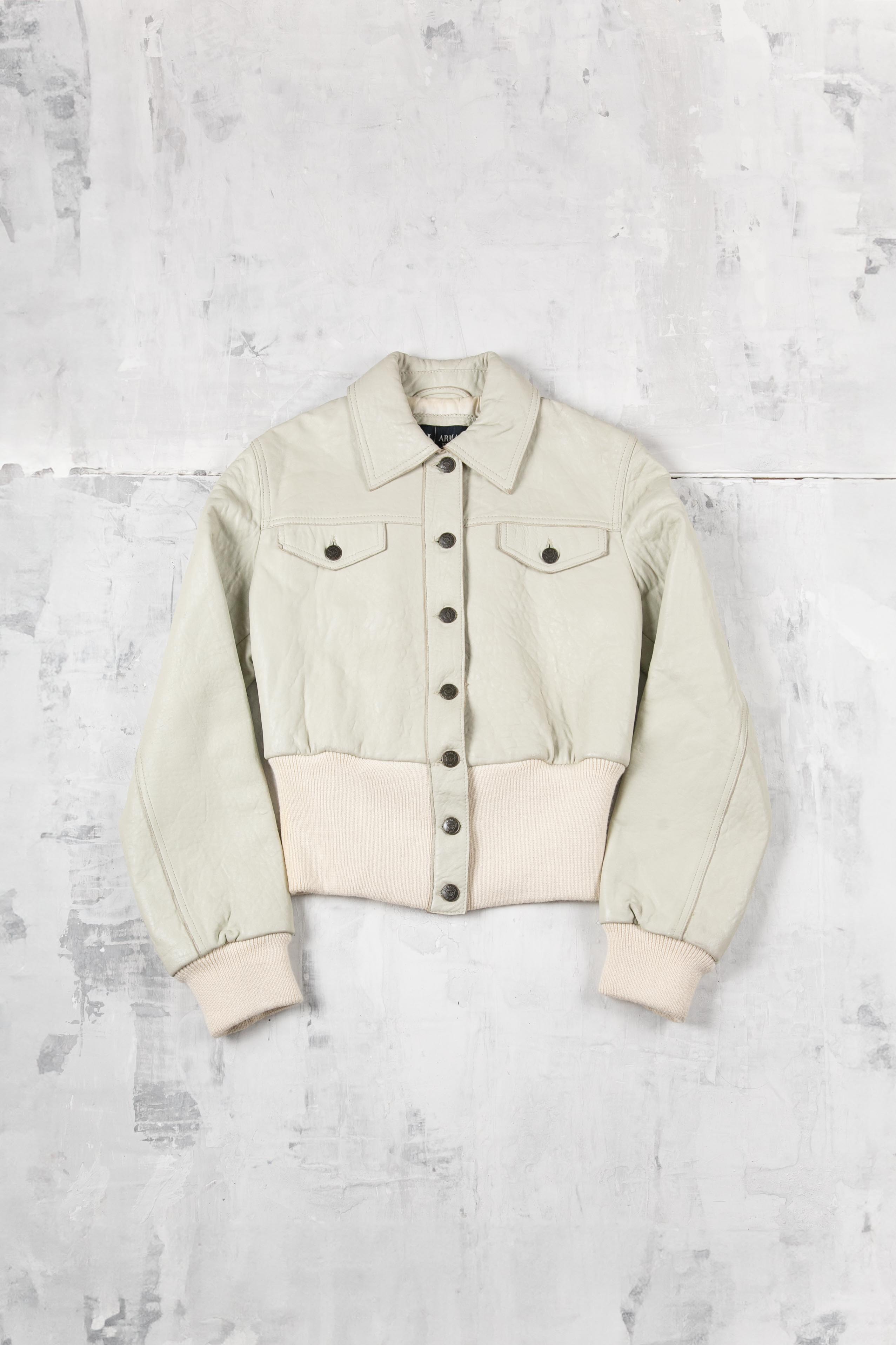 CROPPED LEATHER JACKET