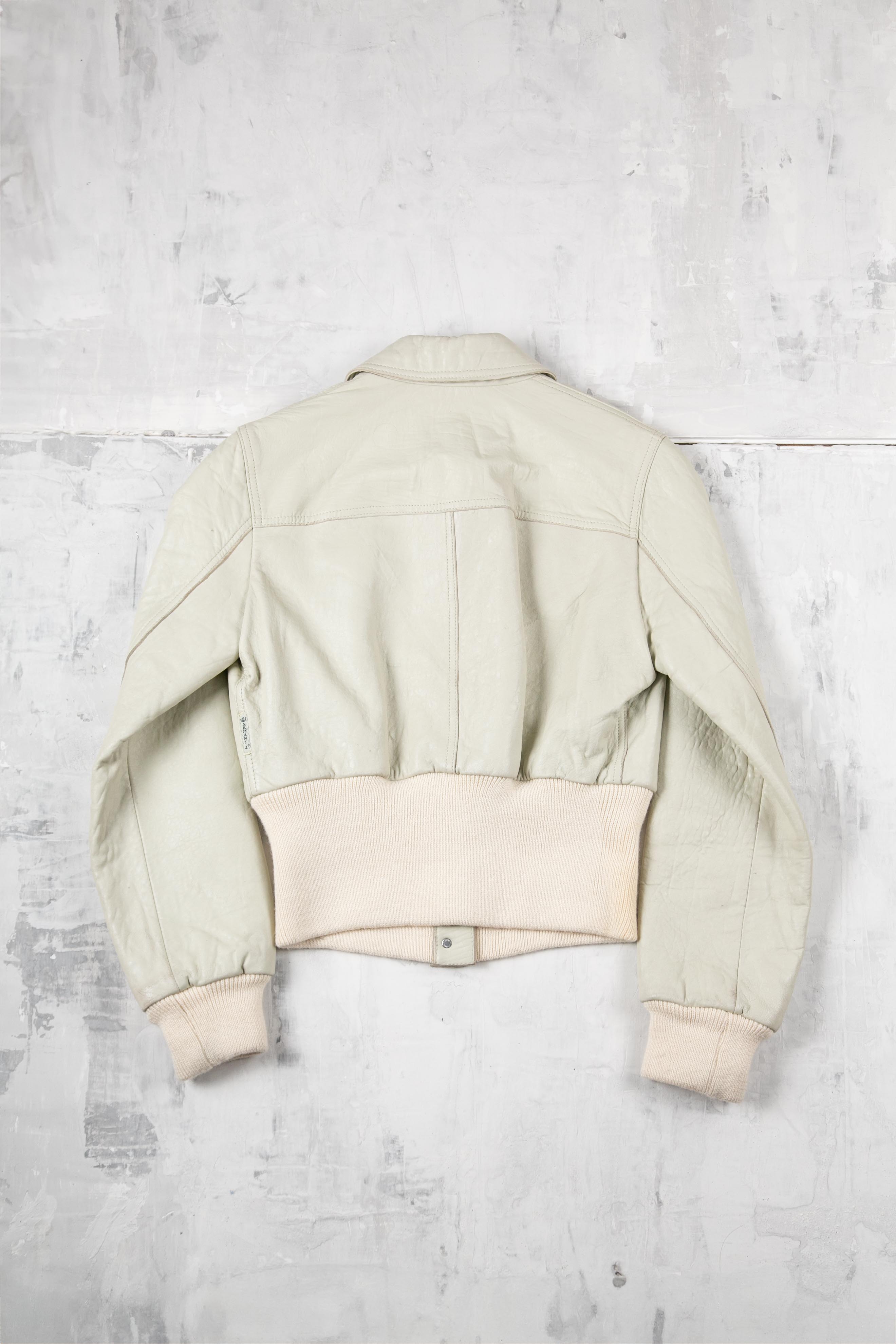 CROPPED LEATHER JACKET