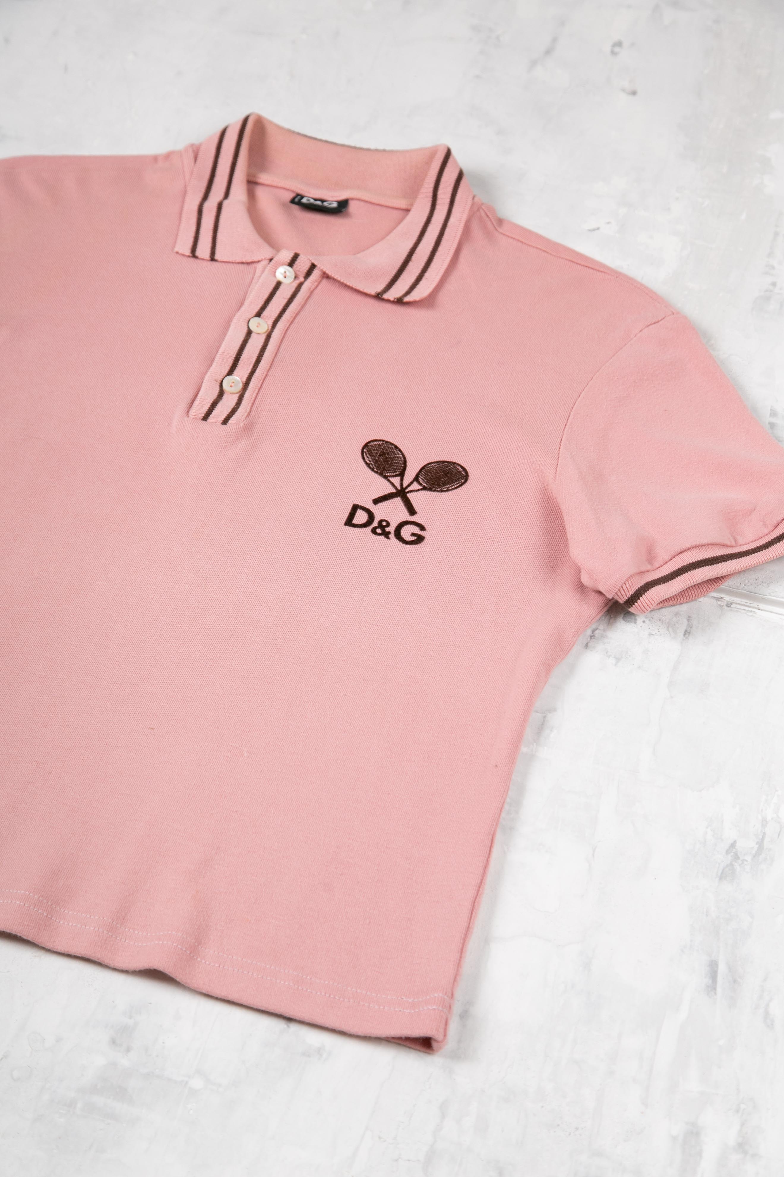 PINK TENNIS POLO