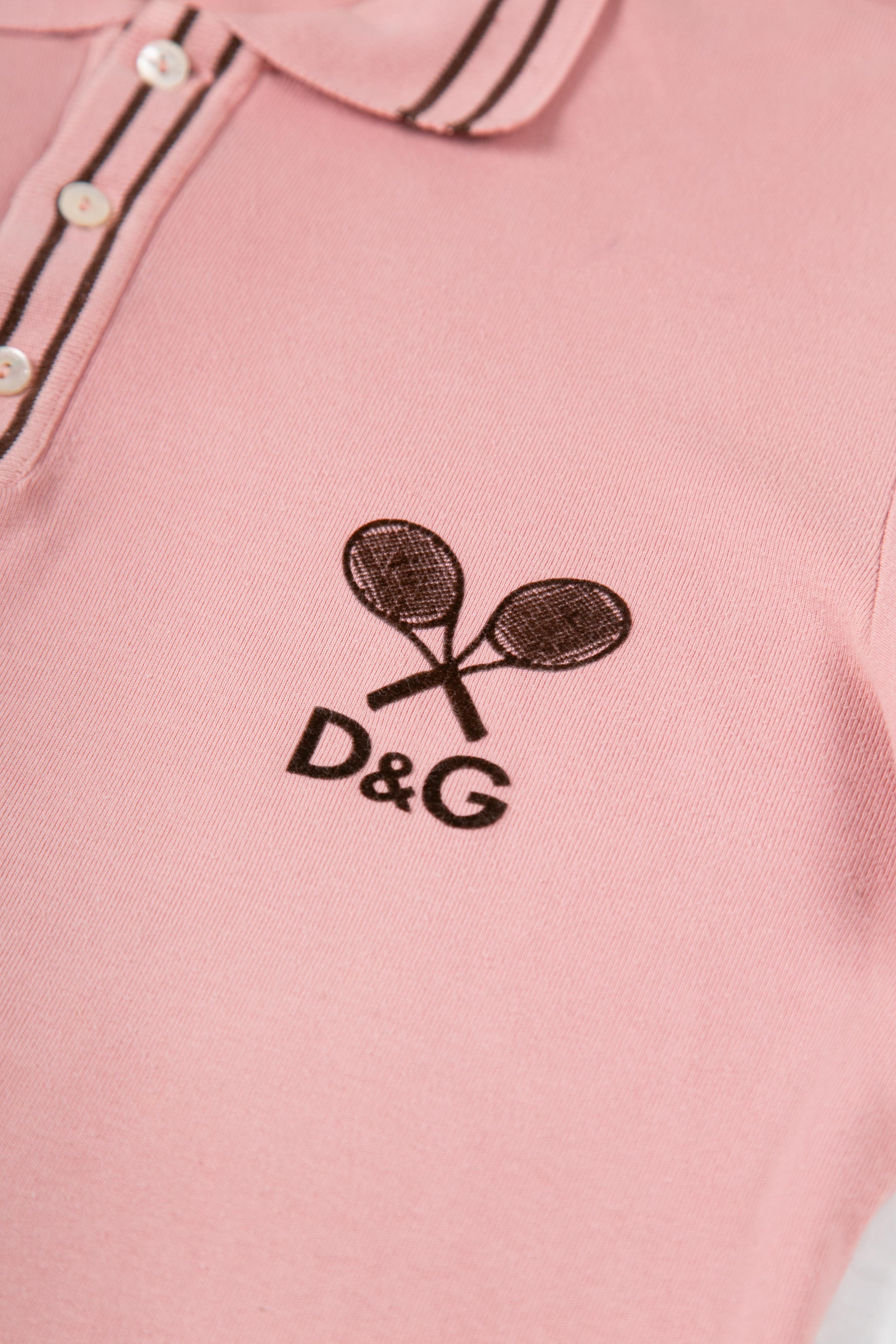 PINK TENNIS POLO