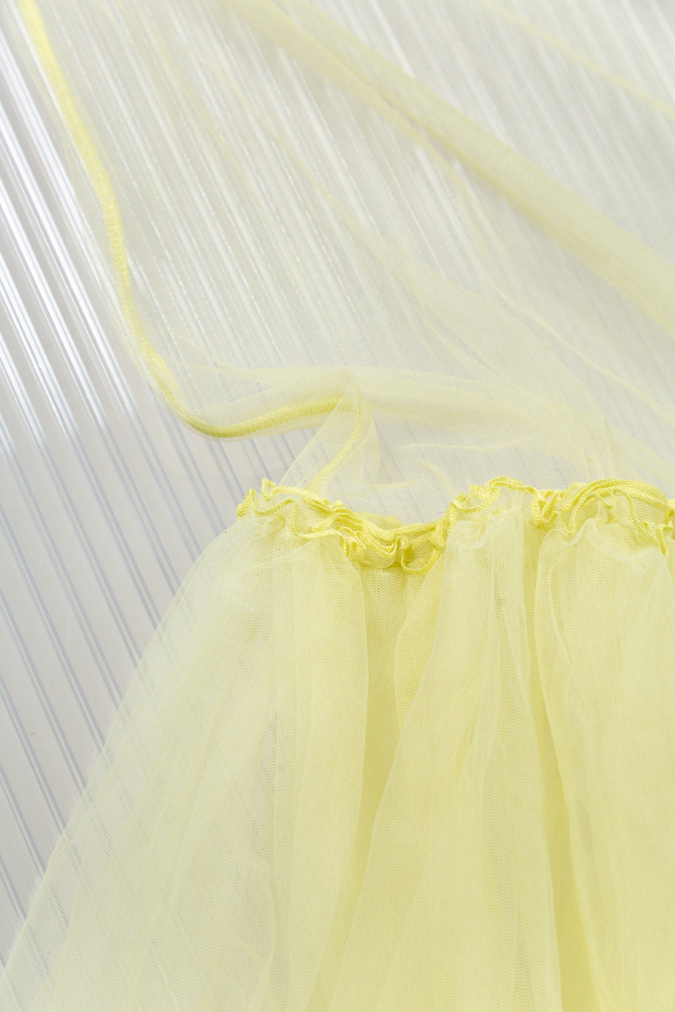 YELLOW MESH TUTU TULLE SKIRT