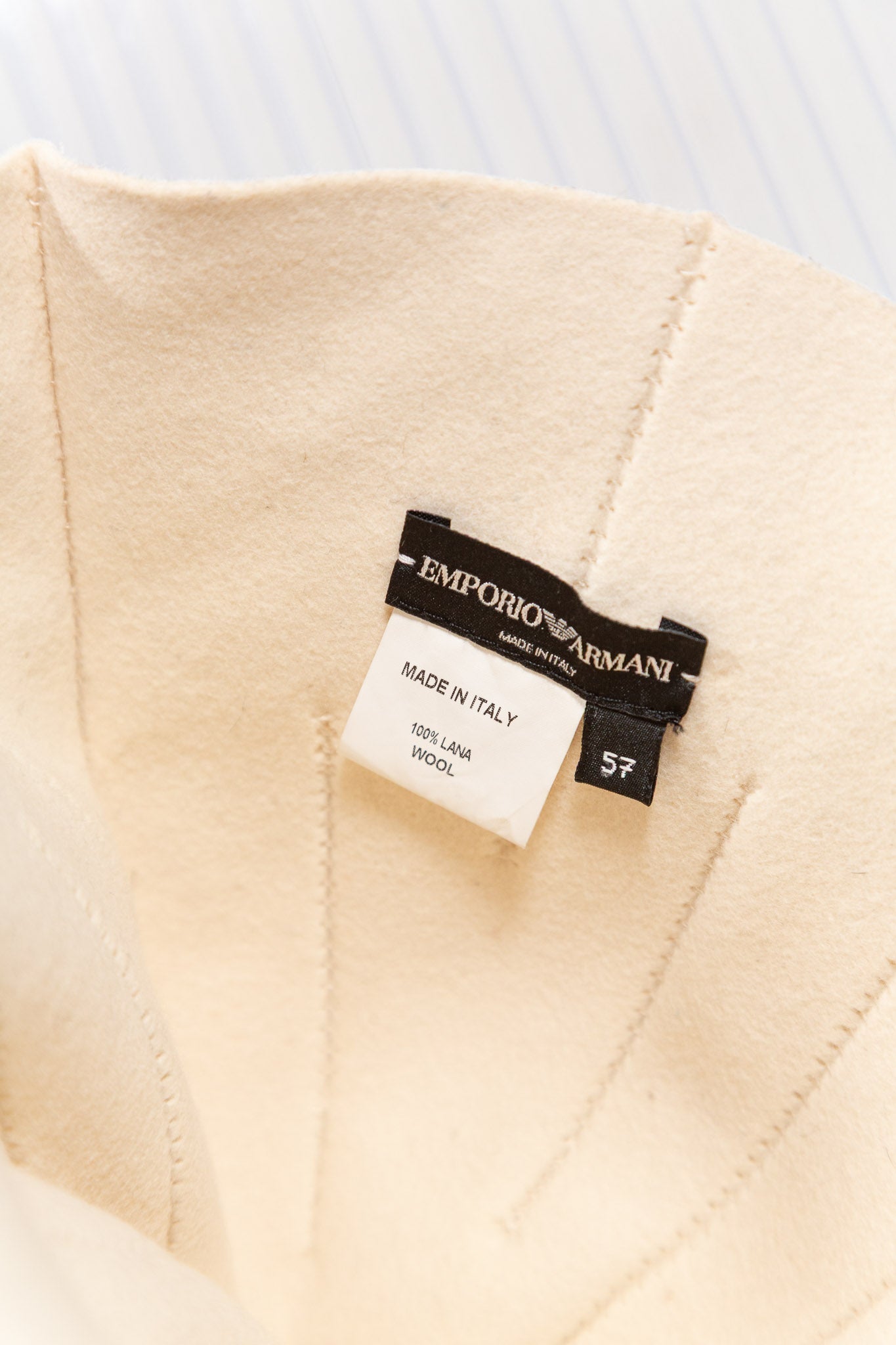 ARMANI WOOL RIBBON HAT