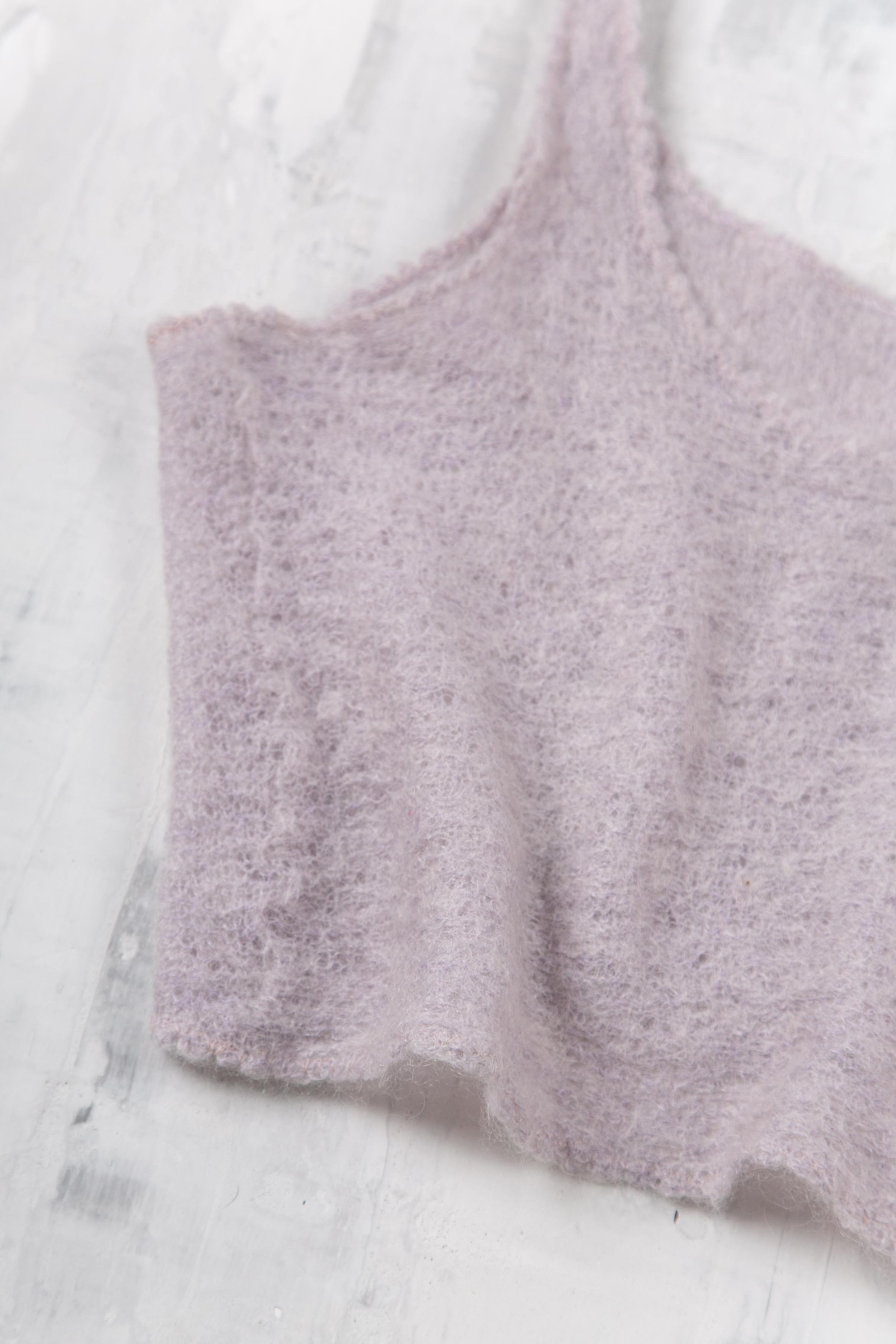LILAC WOOL TOP