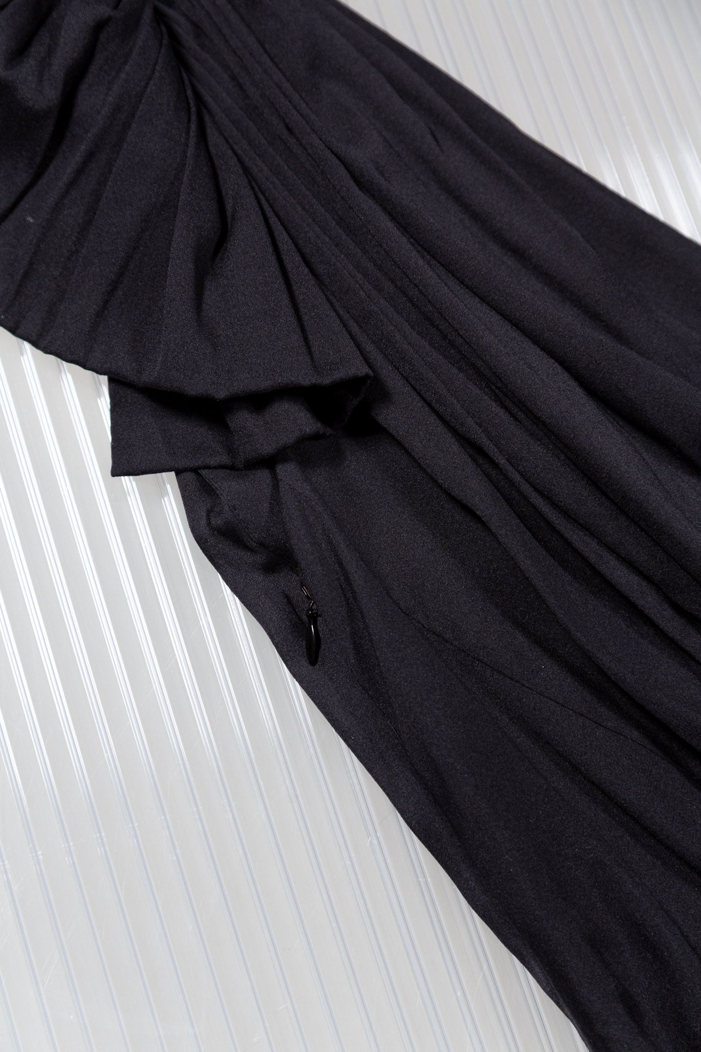 PLEIN SUD SILK DRAPE ASYMMETRIC DRESS