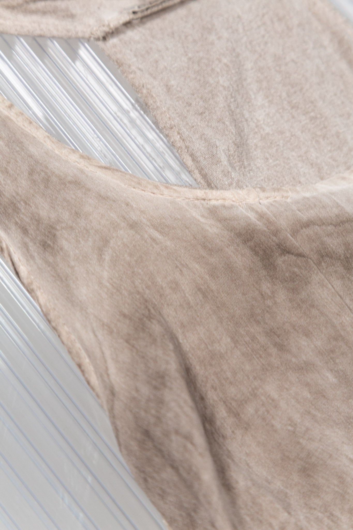 DRAPED LAYERED SILK DRESS