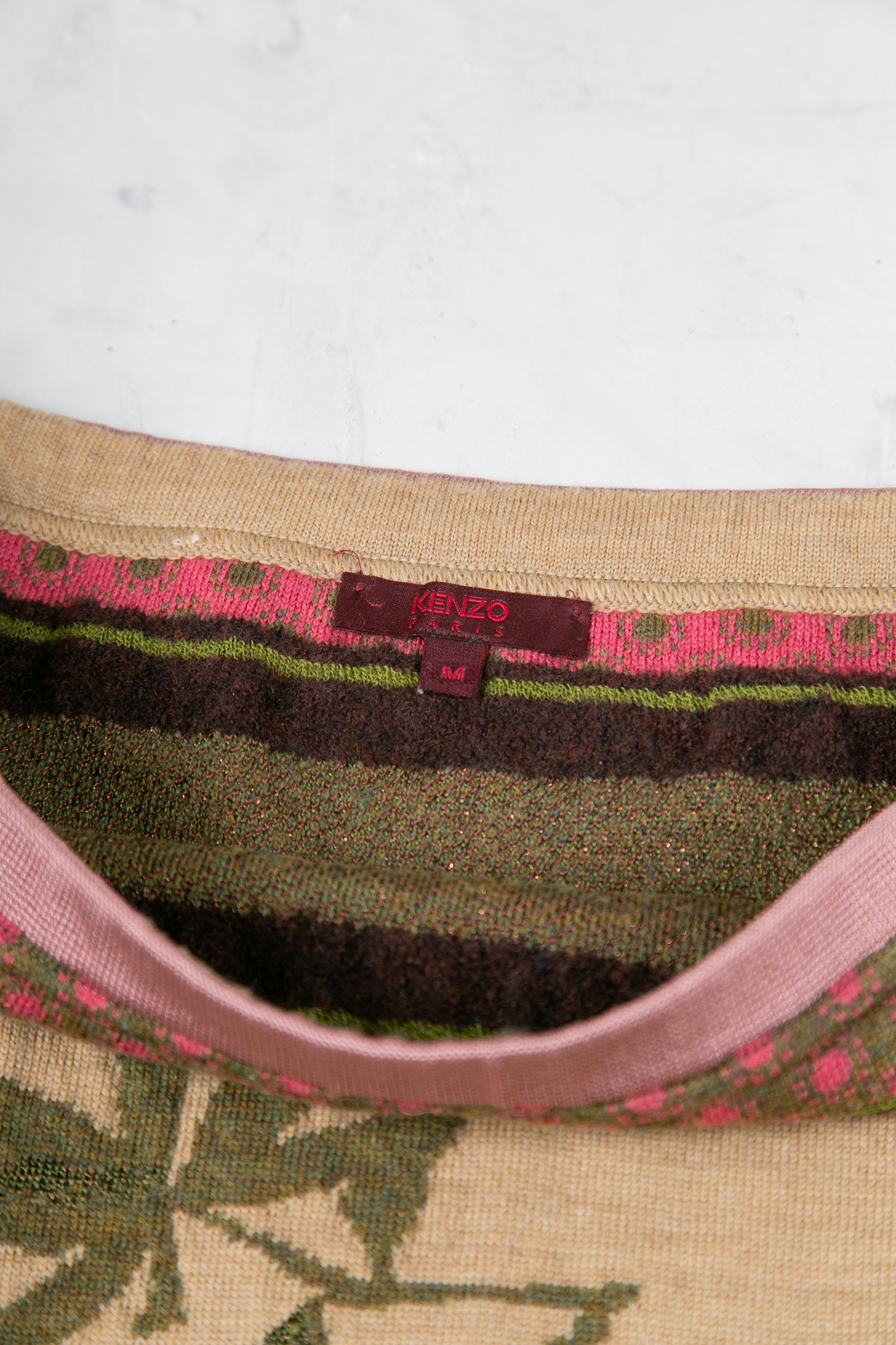 JAPANESE PRINT WOOL SKIRT