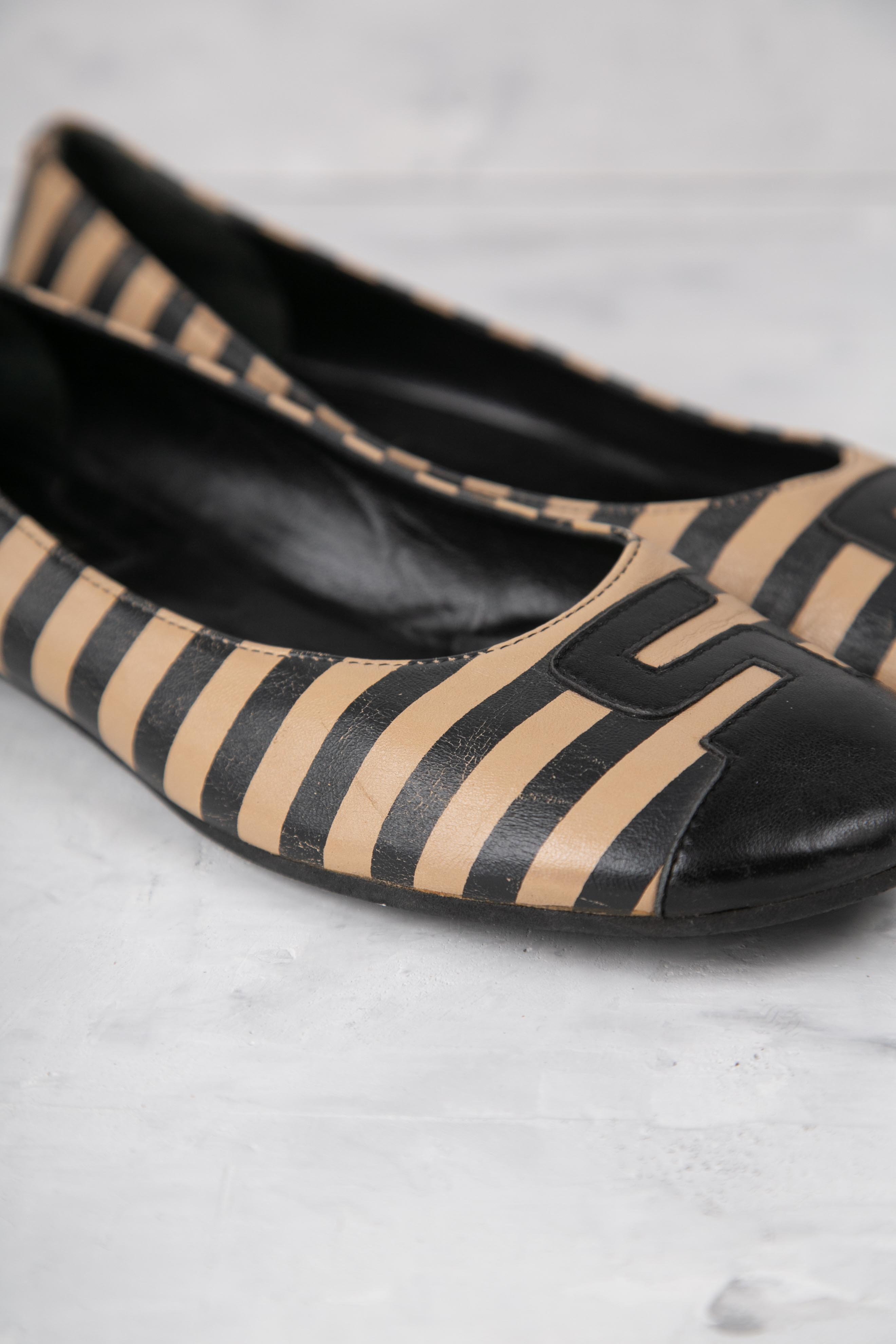 STRIPED BALLERINAS