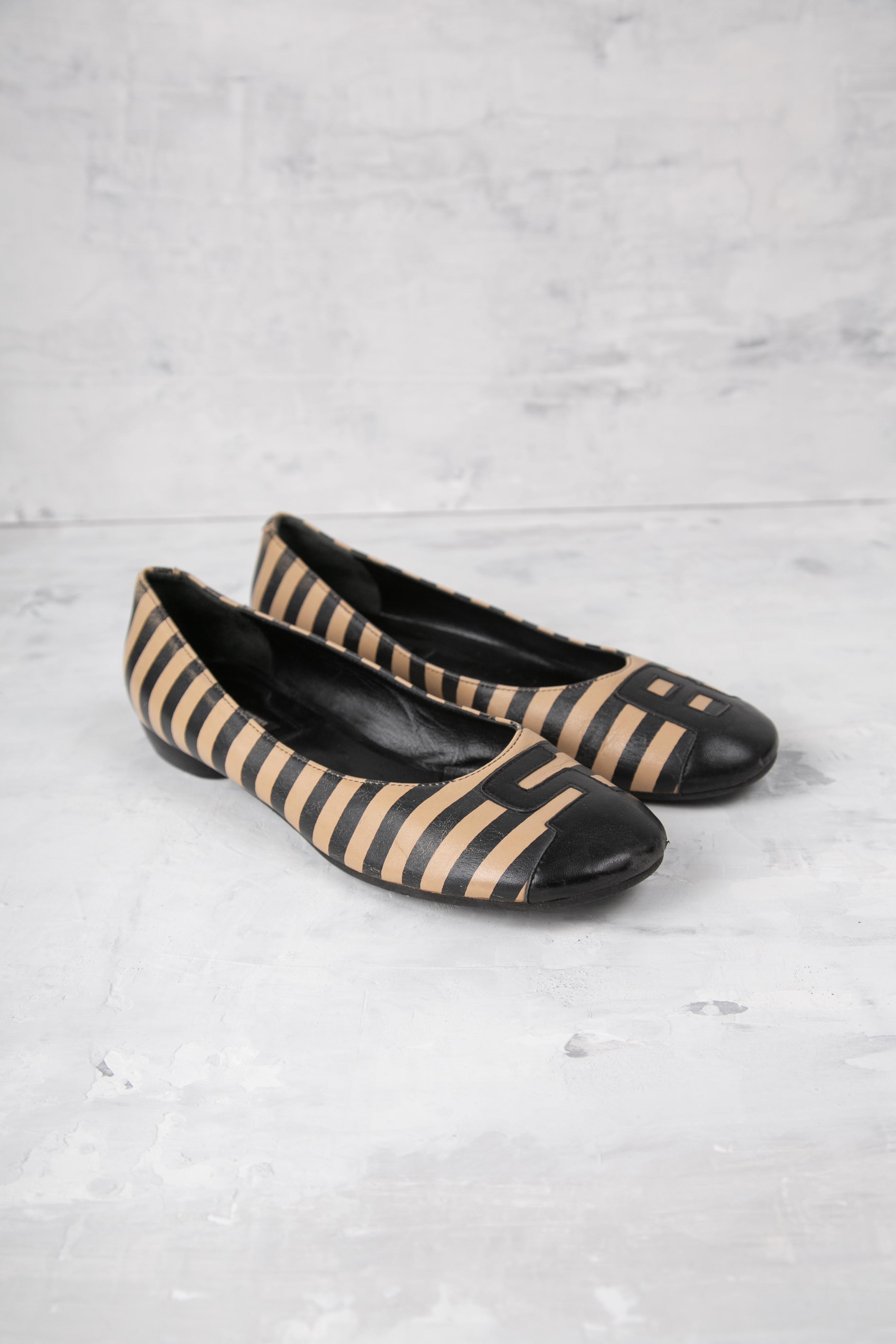 STRIPED BALLERINAS