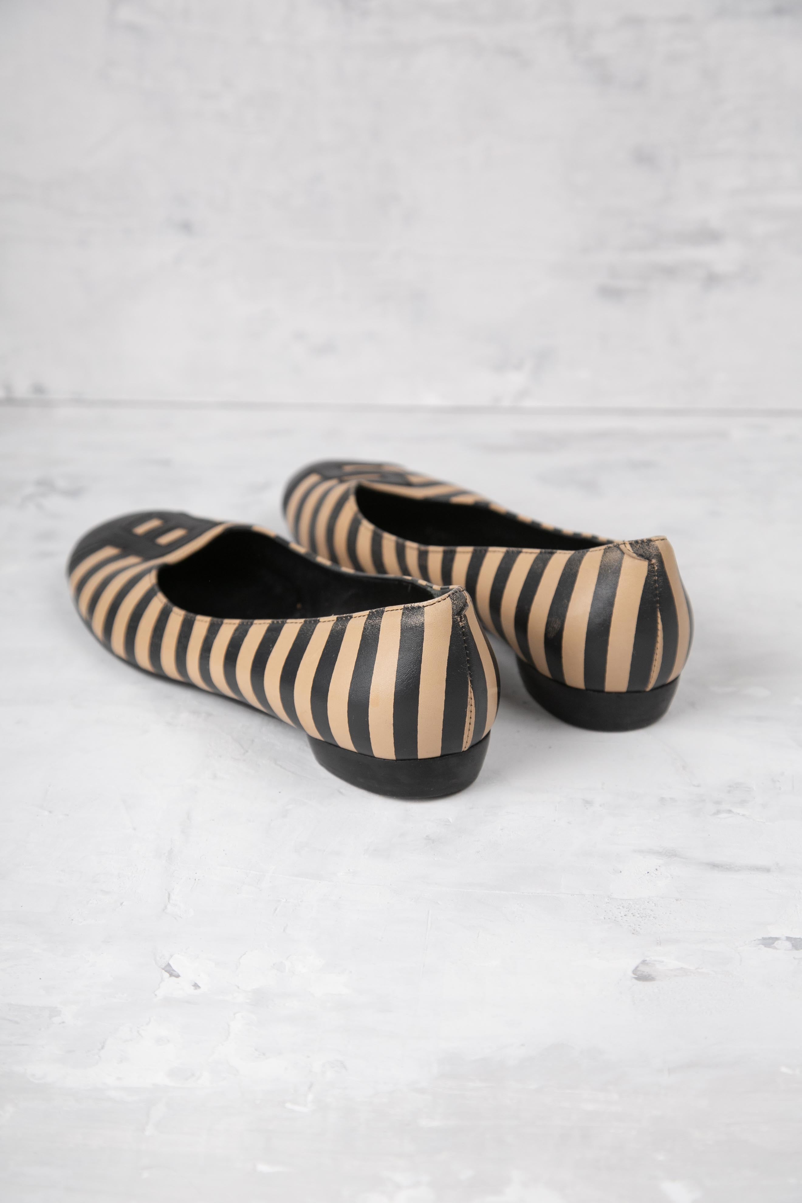 STRIPED BALLERINAS