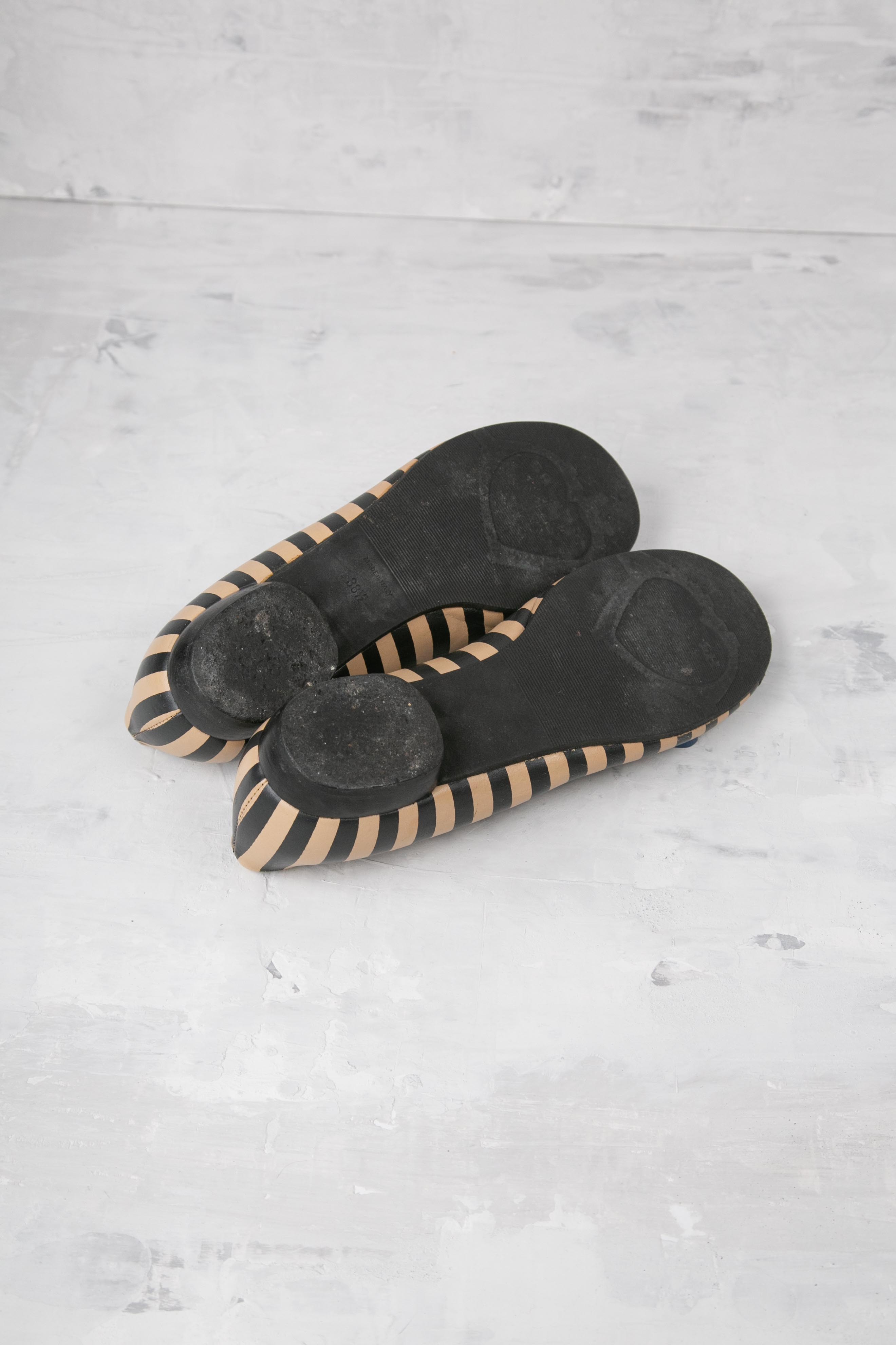 STRIPED BALLERINAS