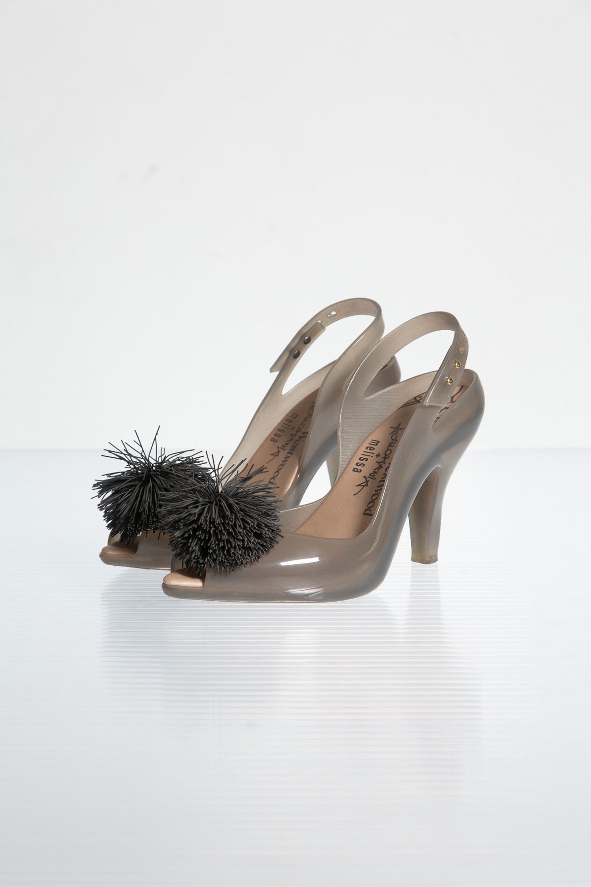 VIVIENNE WESTWOOD X MELISSA POM POM SLINGBACKS