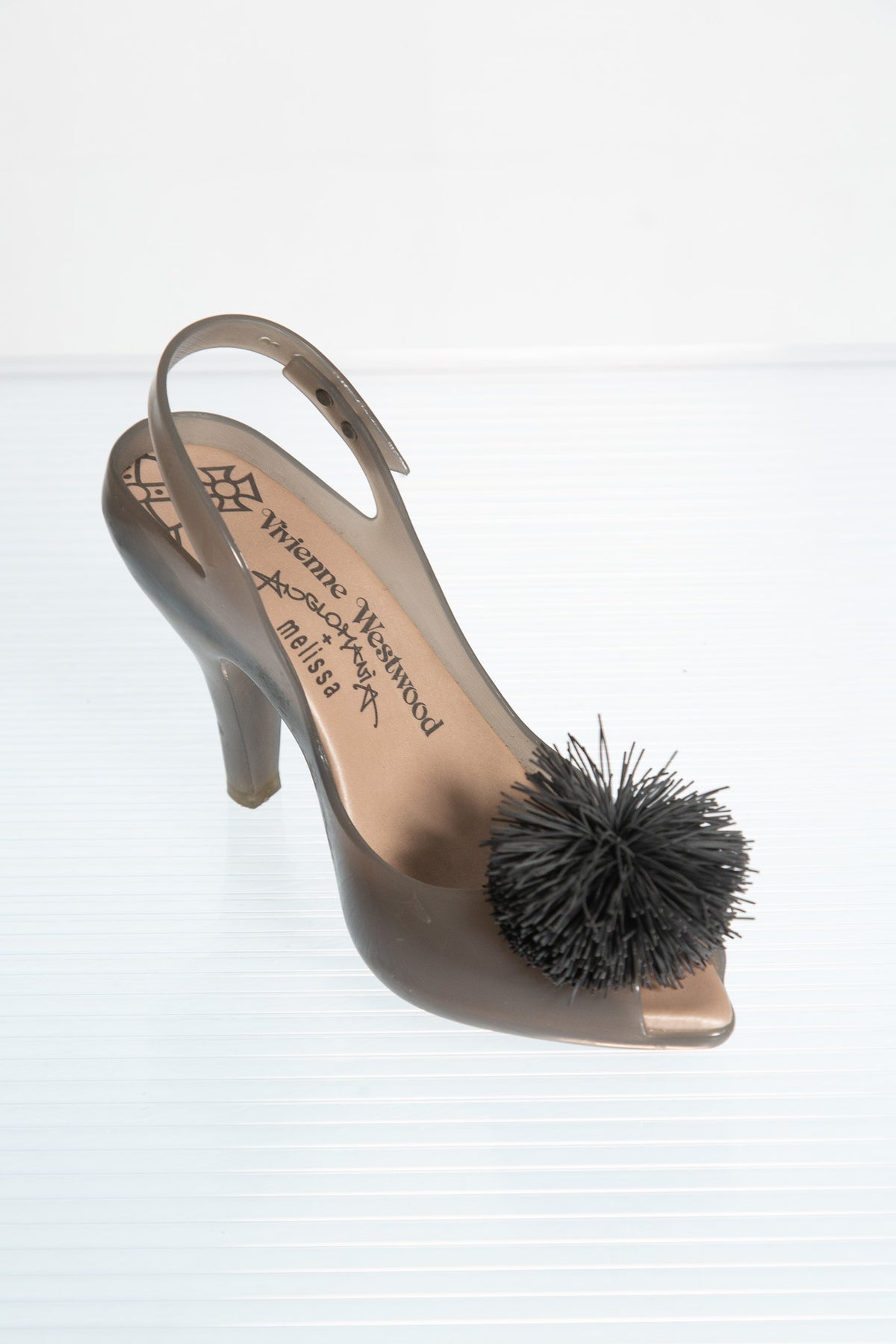 VIVIENNE WESTWOOD X MELISSA POM POM SLINGBACKS