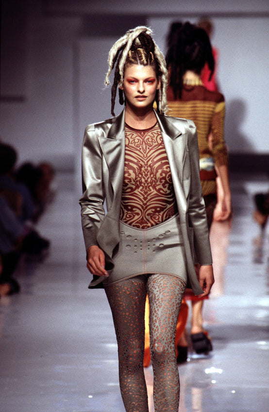 JEAN PAUL GAULTIER SS 1996 CYBER TRIBAL TOP