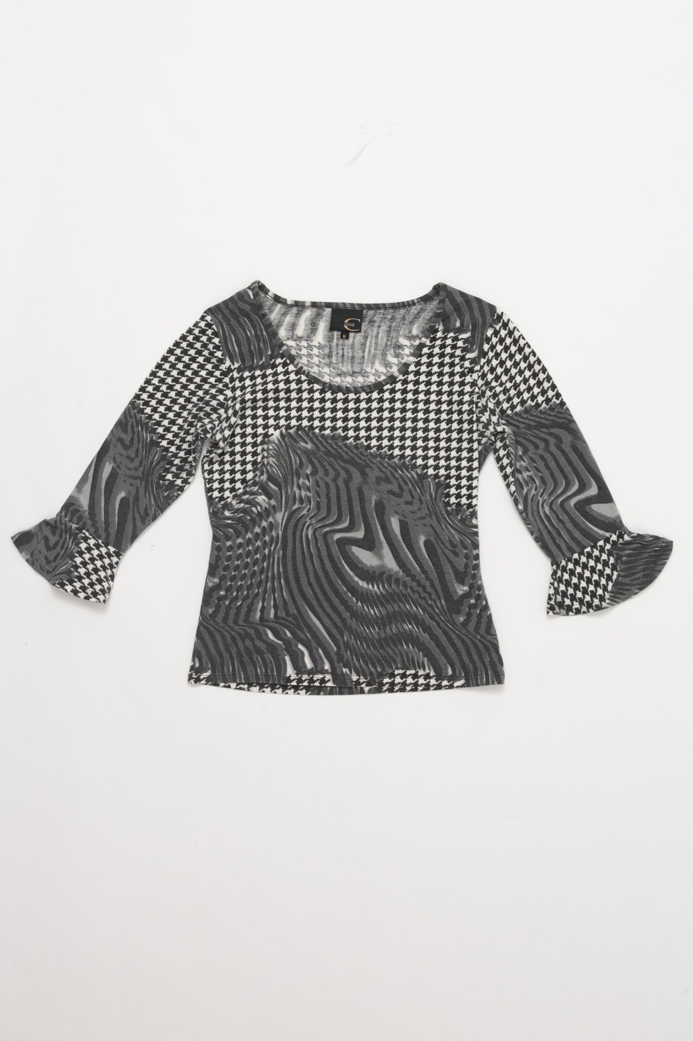 Cavalli Houndstooth Top