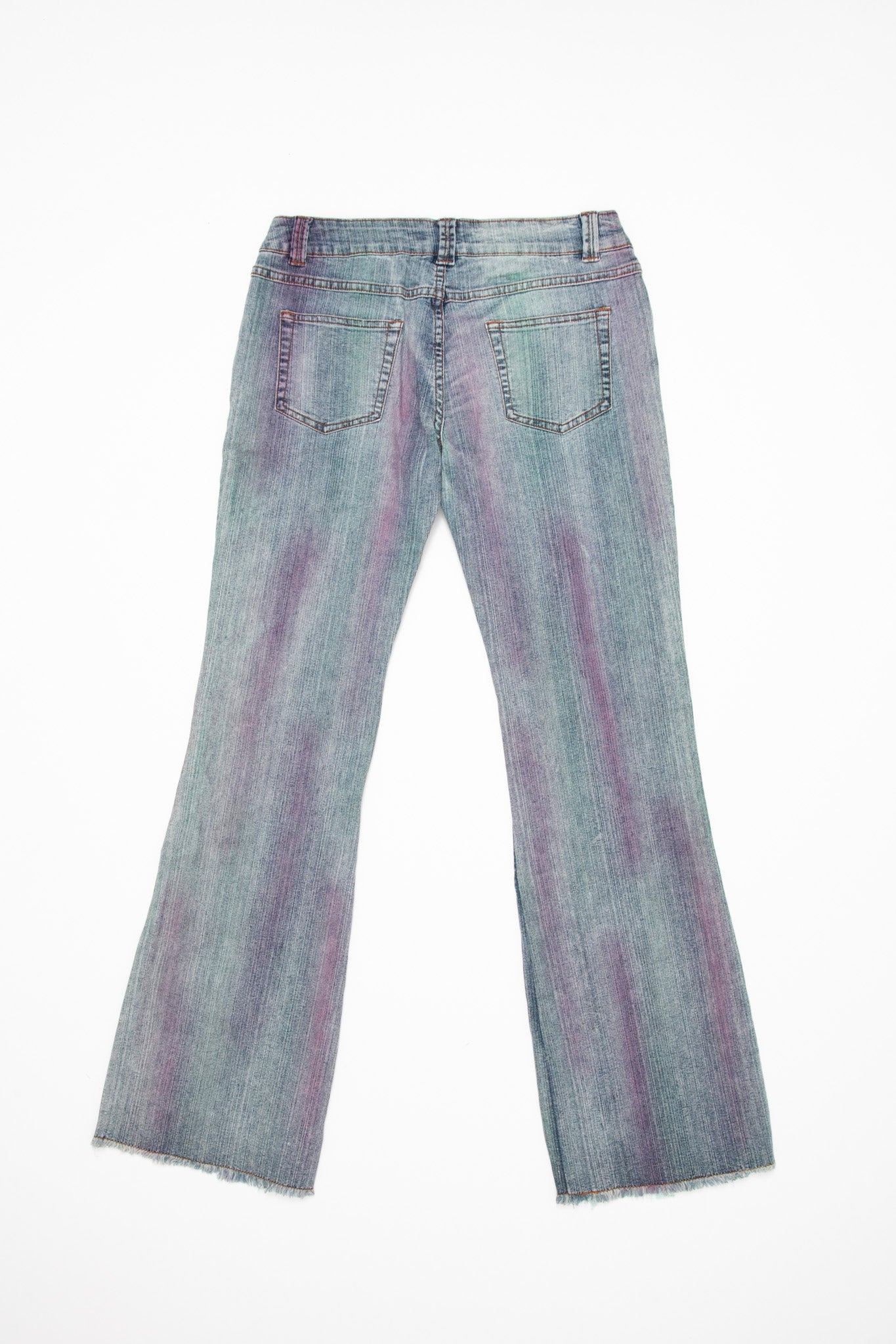 Lace Pink Flower Jeans