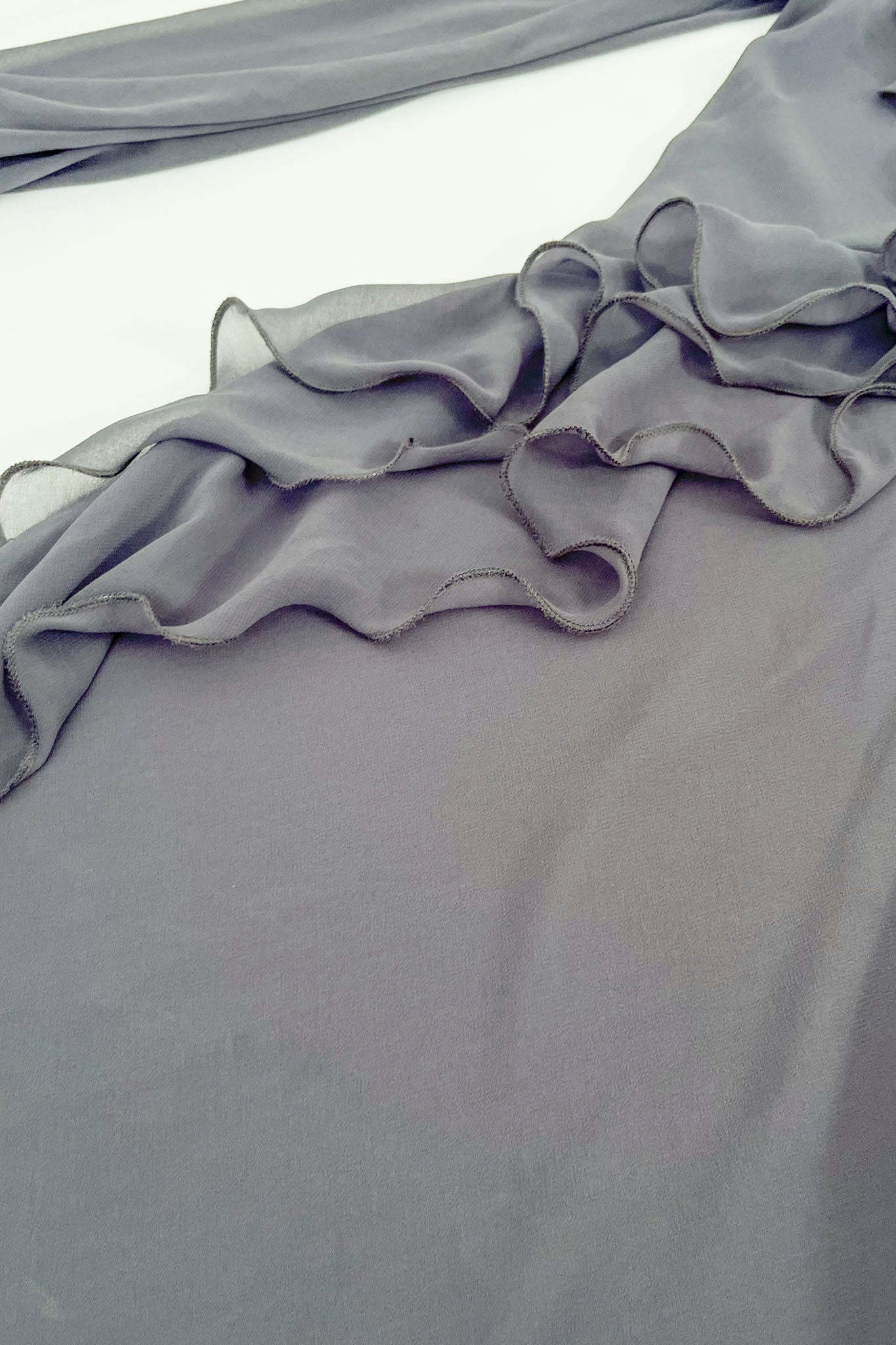 Sheer Ruffled MiniDress
