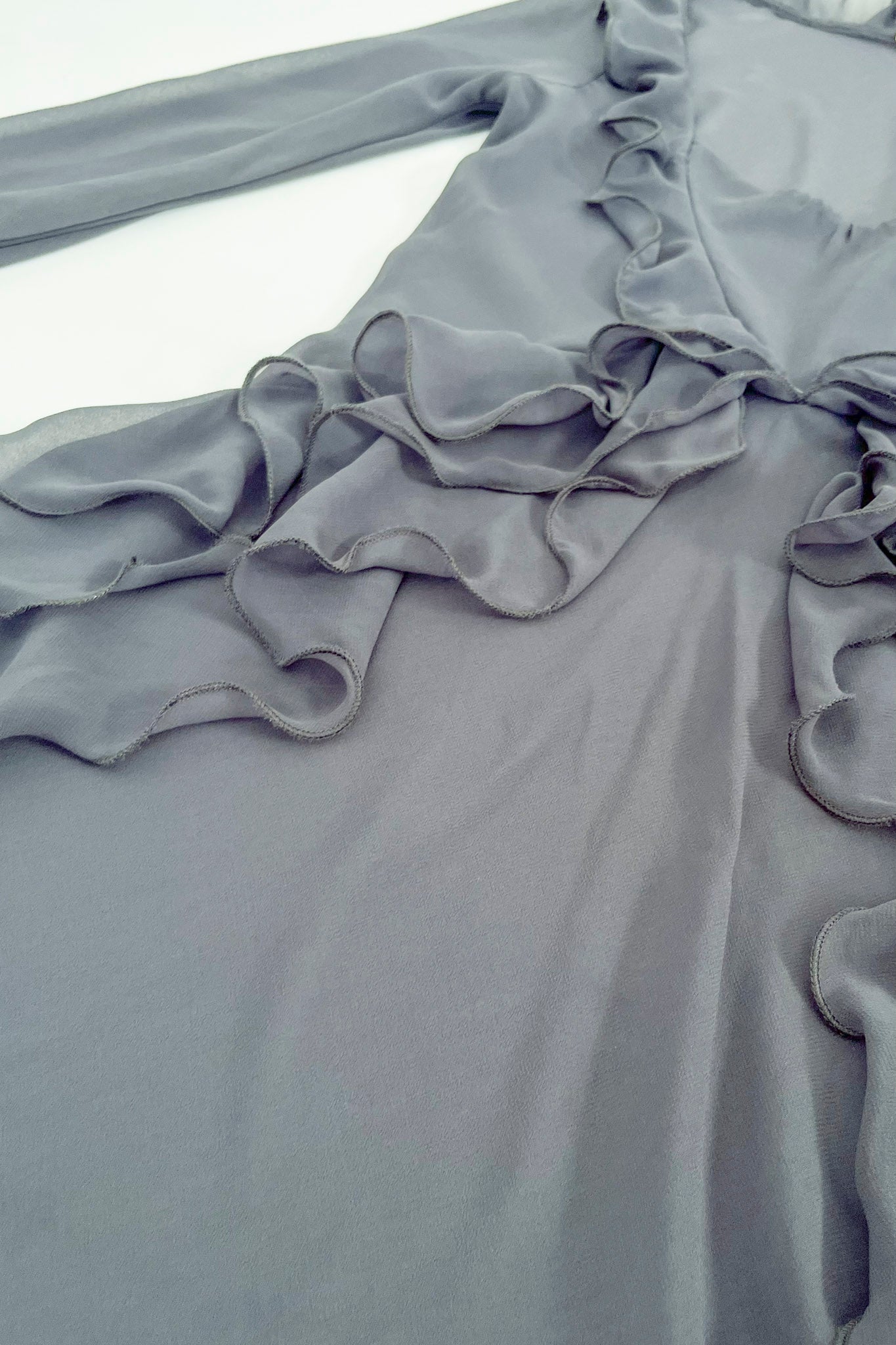 Sheer Ruffled MiniDress