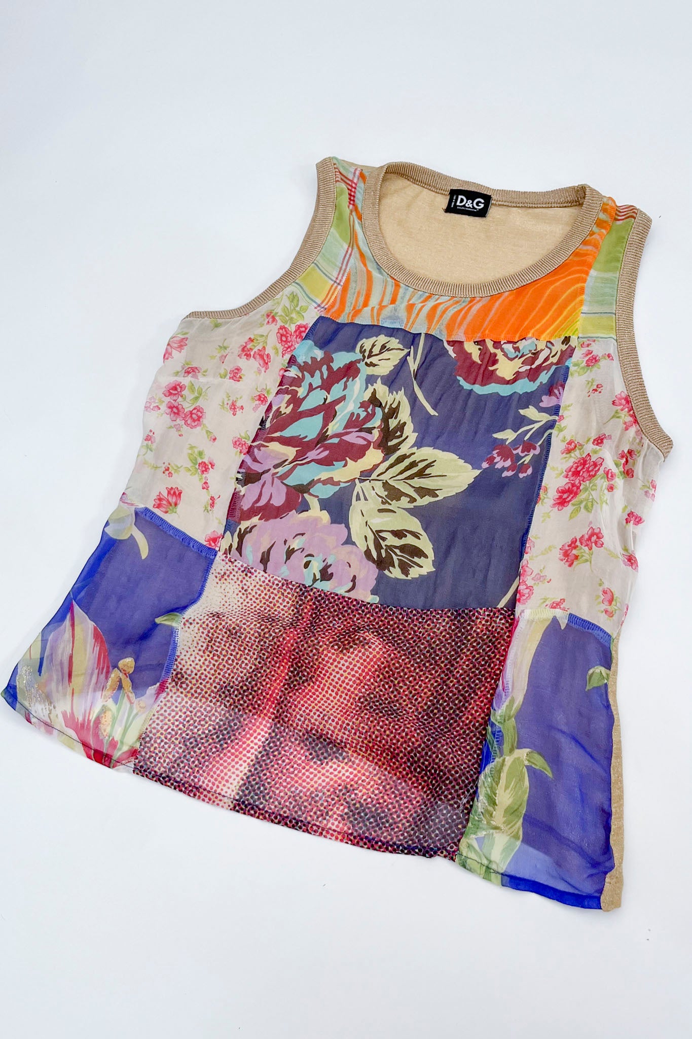 D&G Silk Mosaic Top