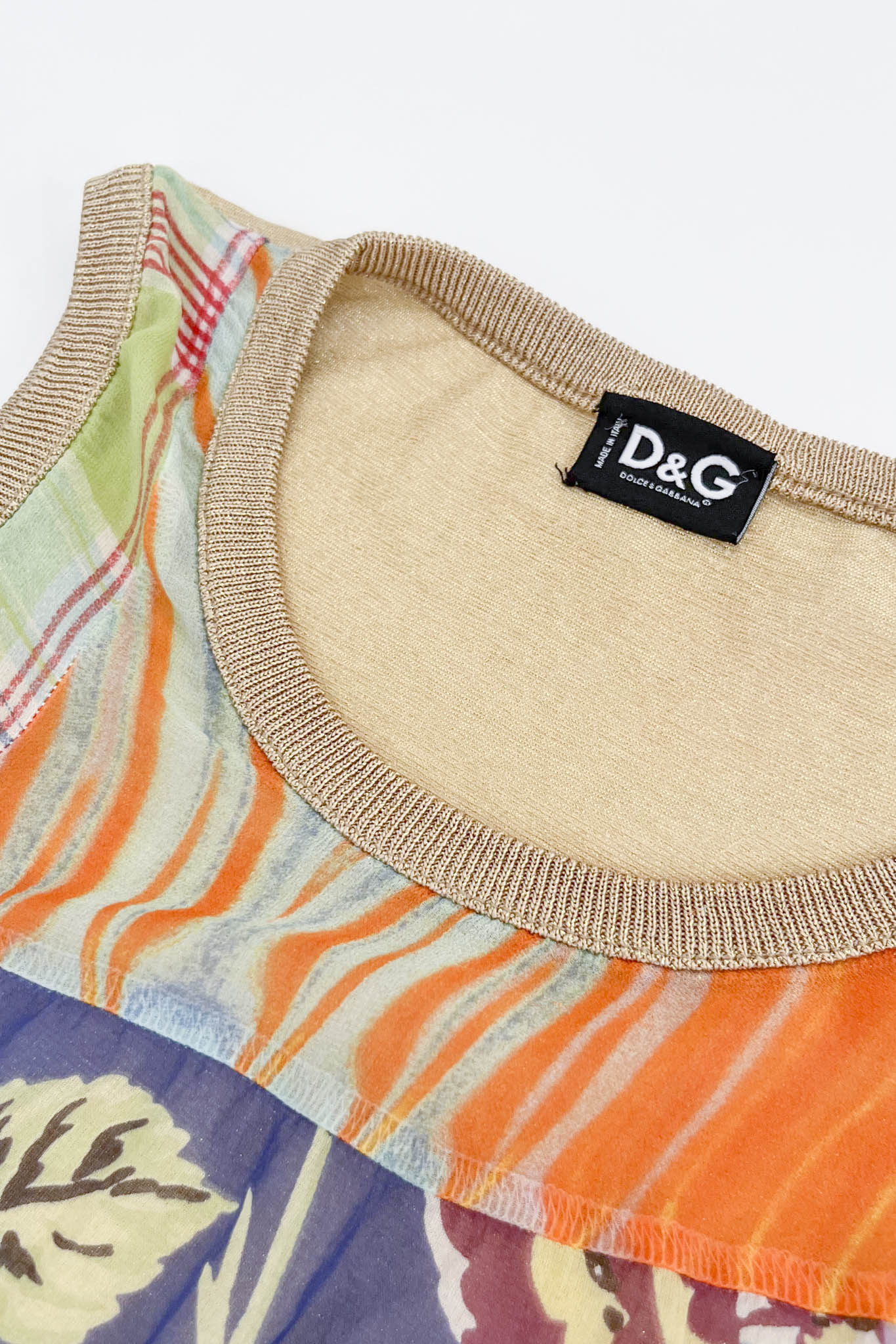 D&G Silk Mosaic Top
