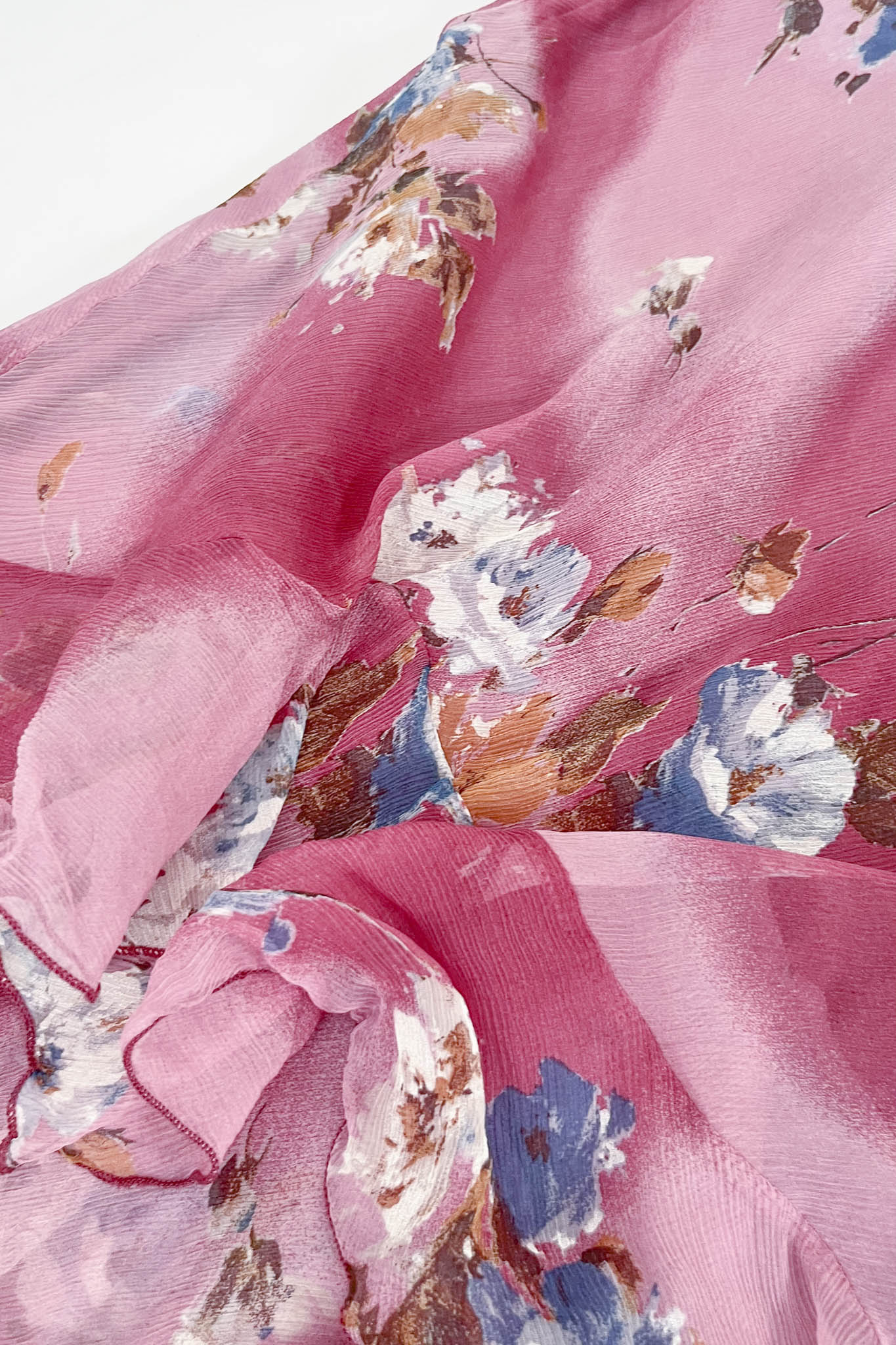 Amore Ruffles Silk Dress