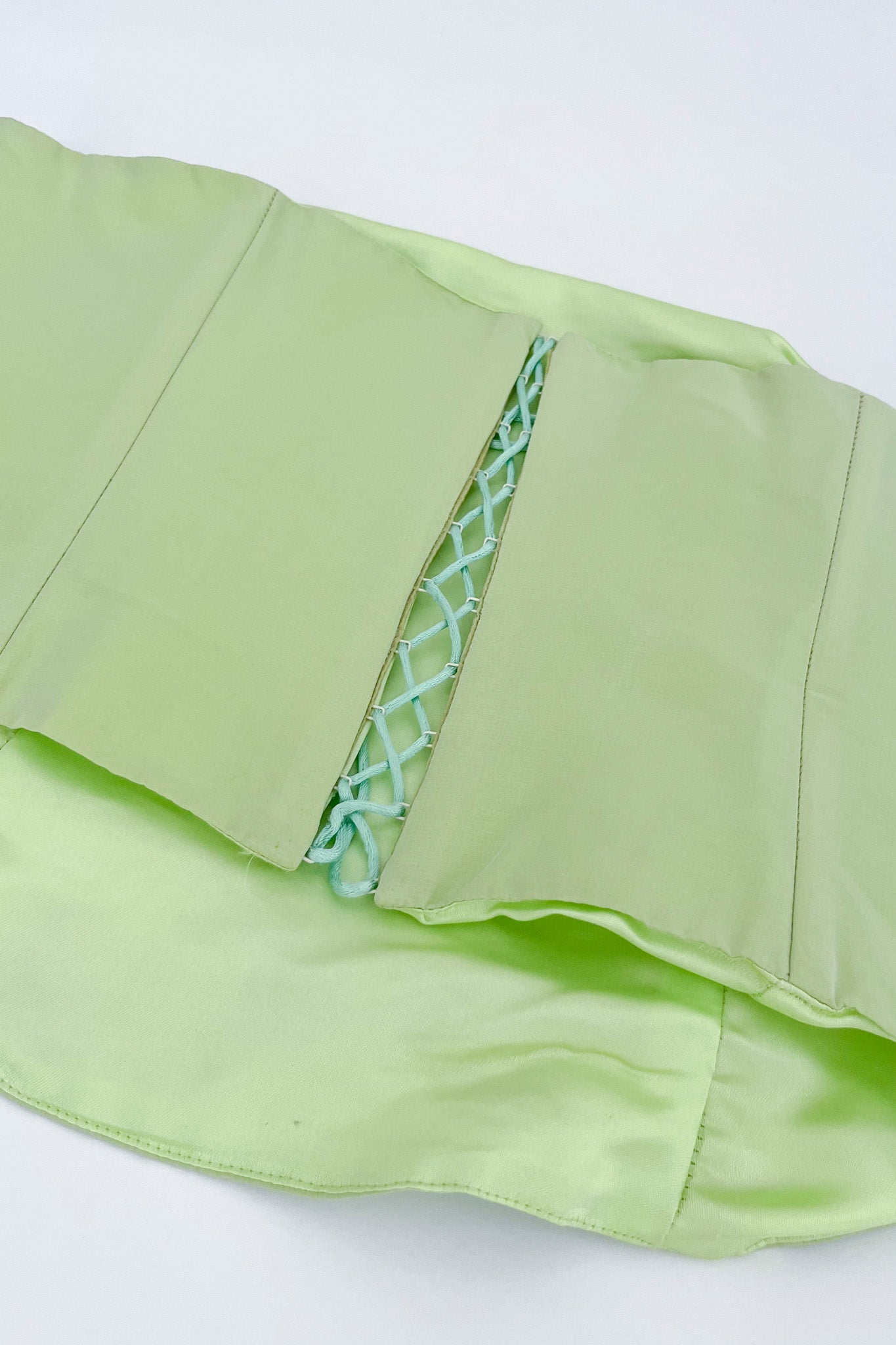Lime Sequined Corset