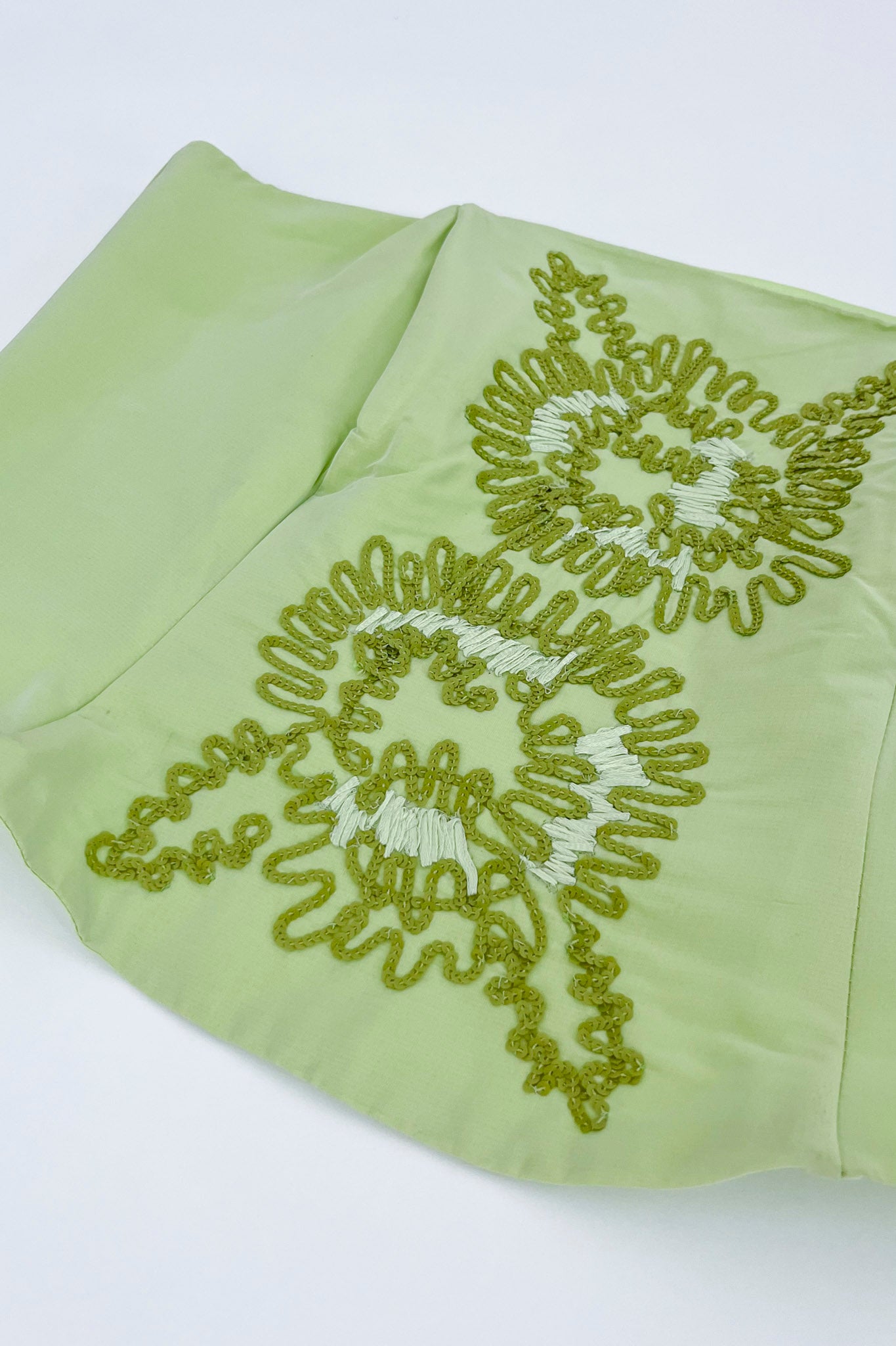 Lime Sequined Corset