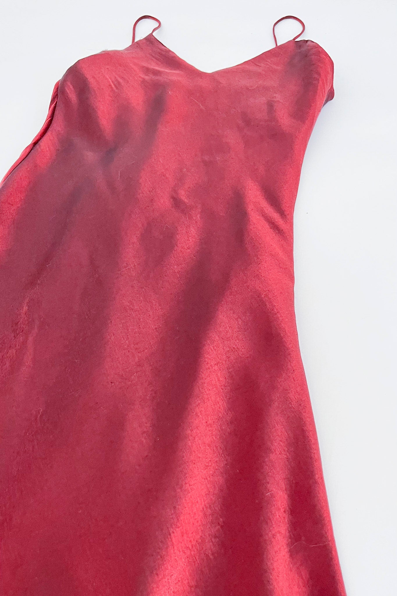 Wine Metallic Maxi Dress