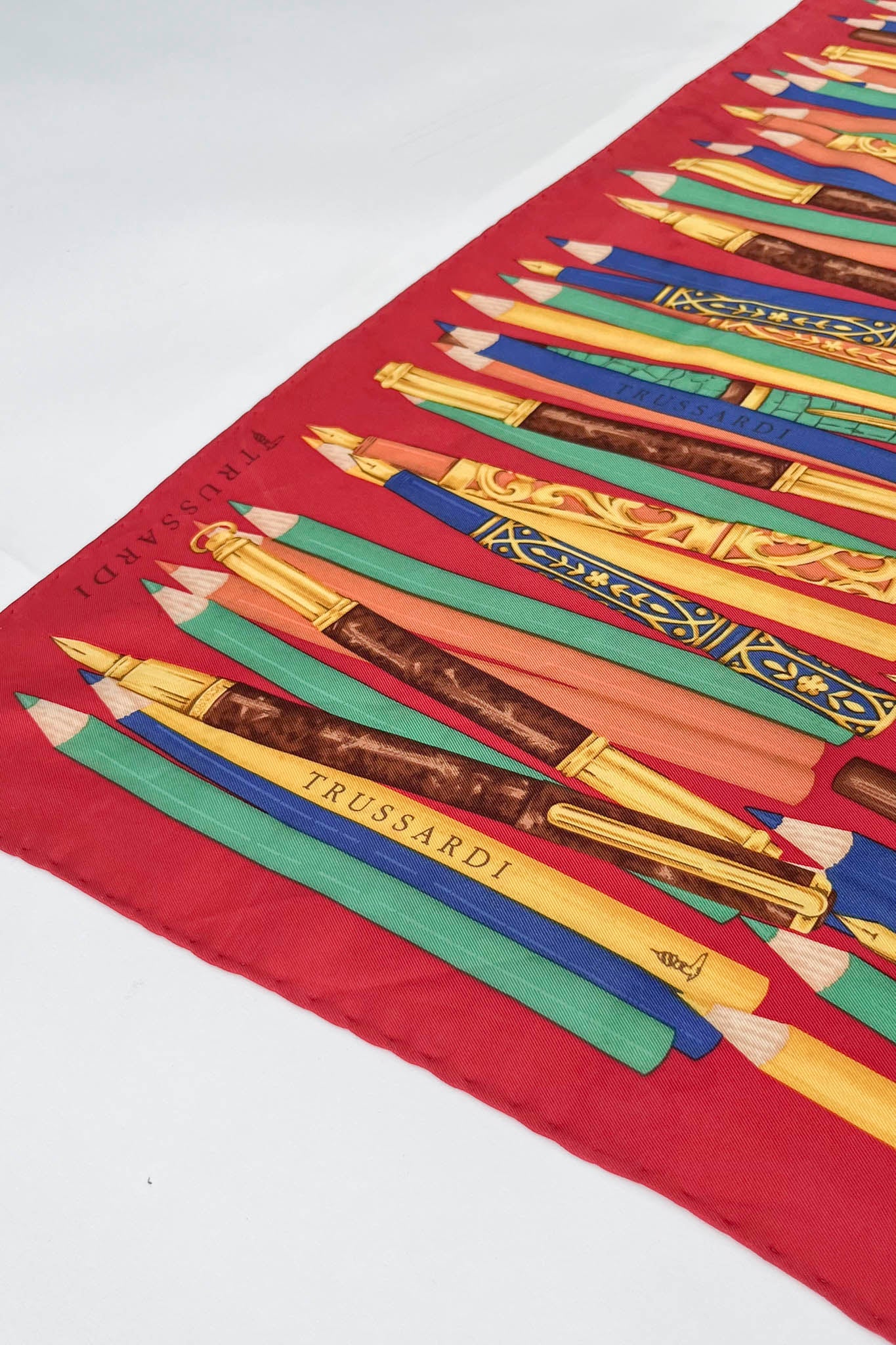 Trussardi Pencils Silk Scarf