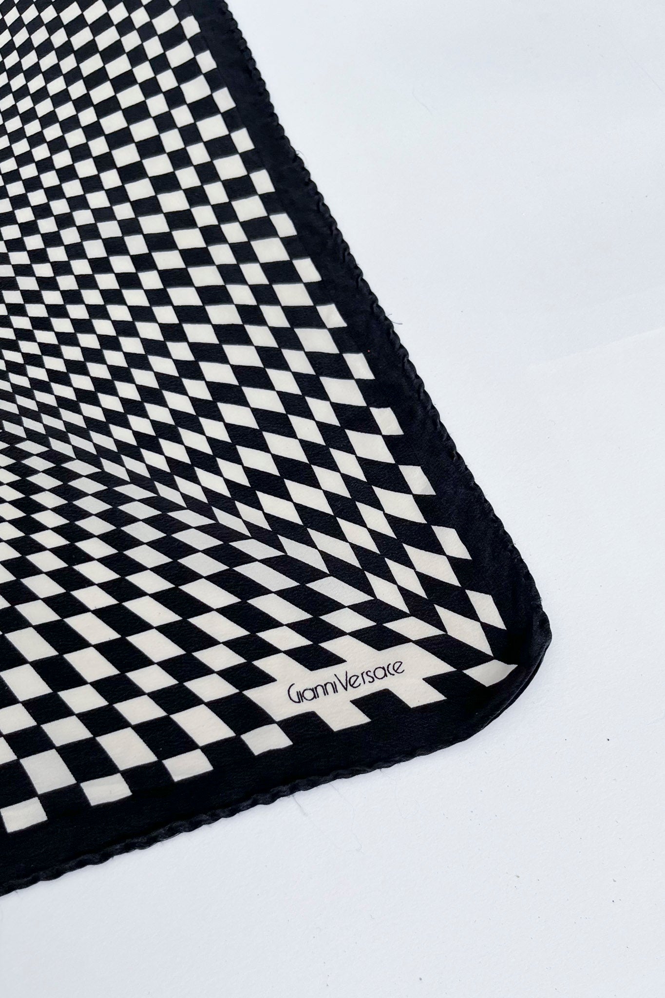 Gianni Versace Op Art Scarf