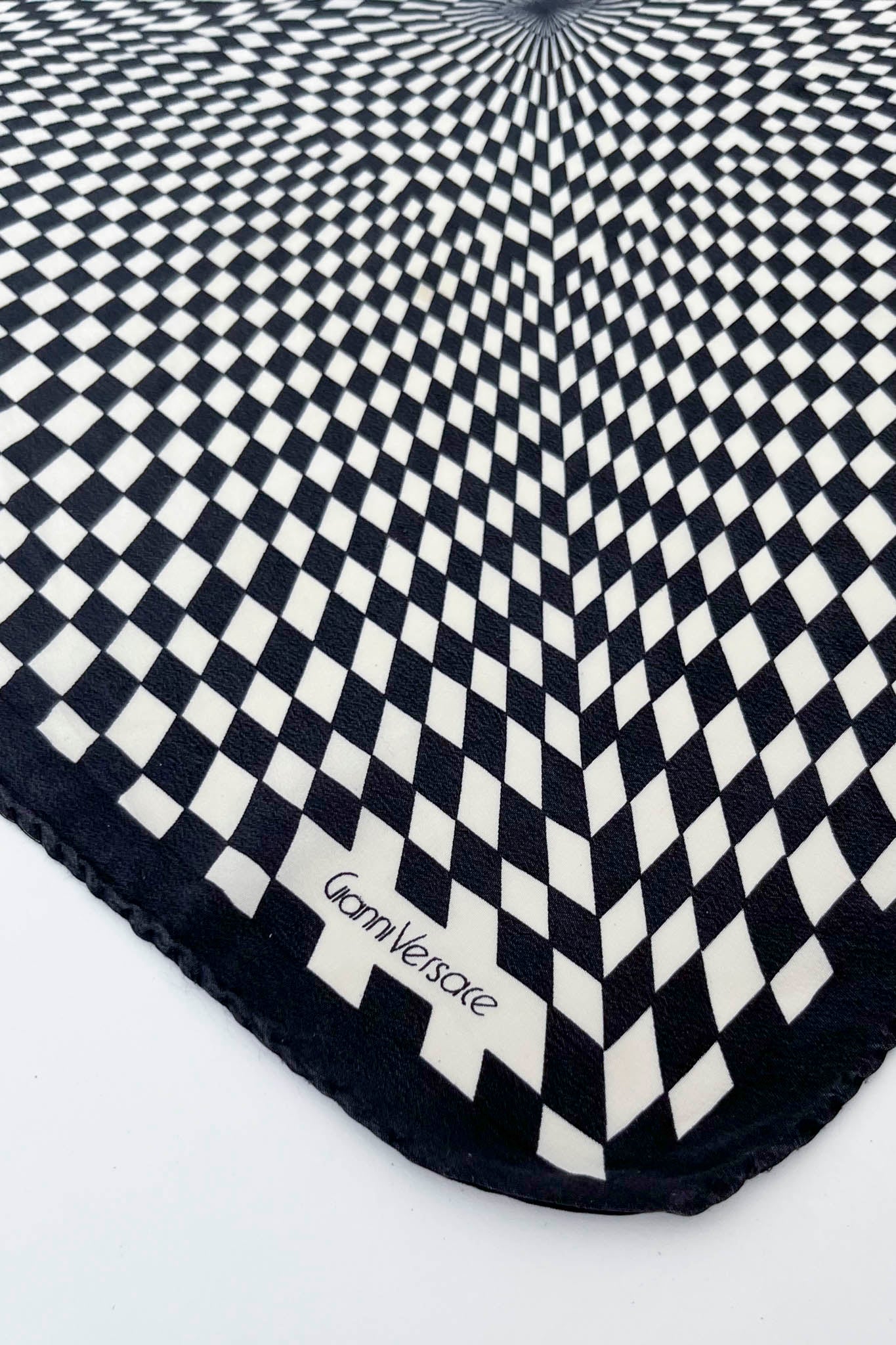 Gianni Versace Op Art Scarf