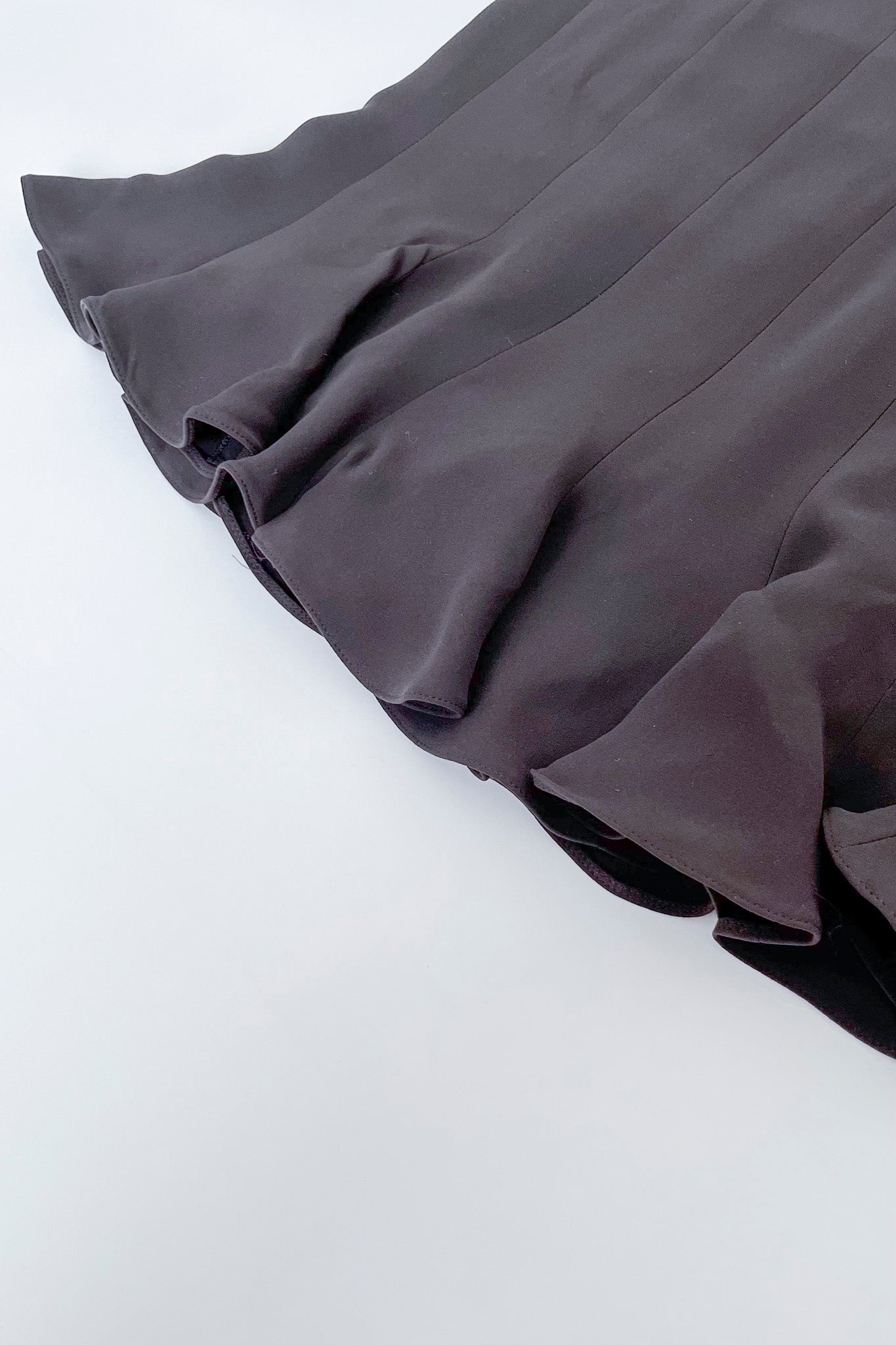 Armani Brown Pleated Skirt