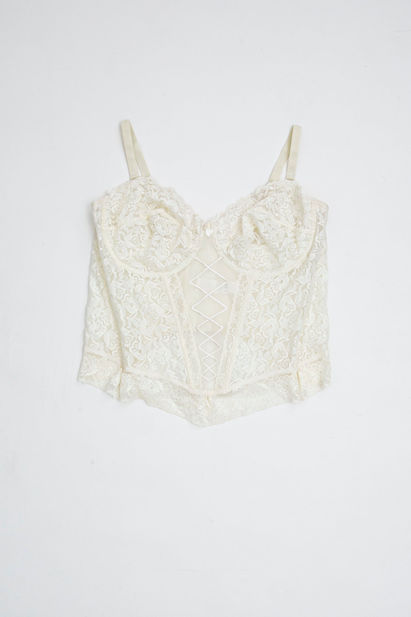 White Lace Bustier