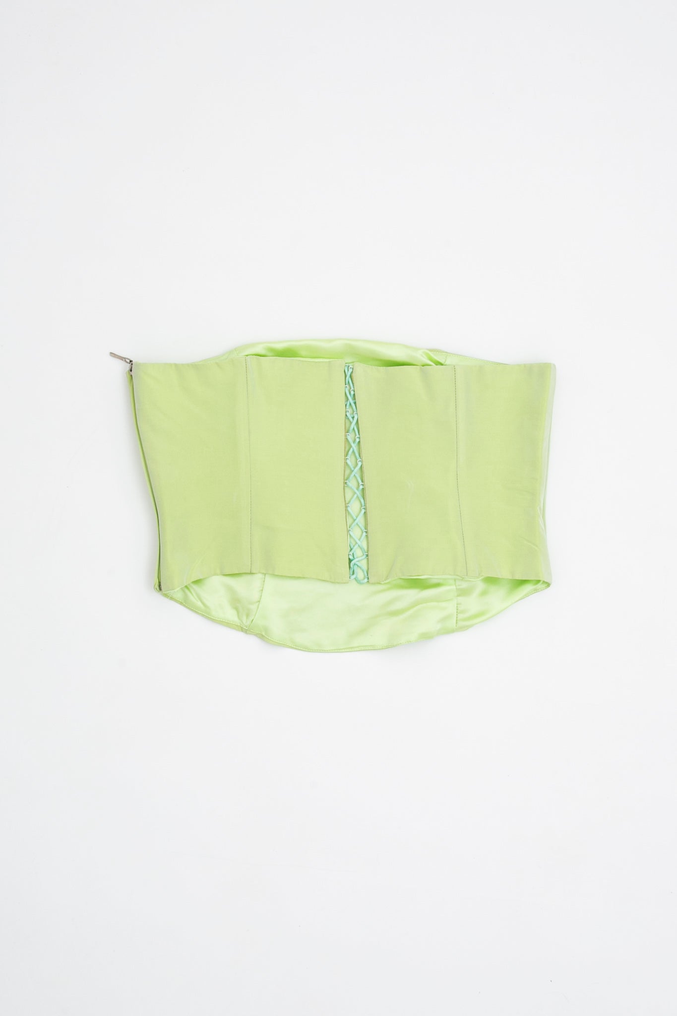Lime Sequined Corset
